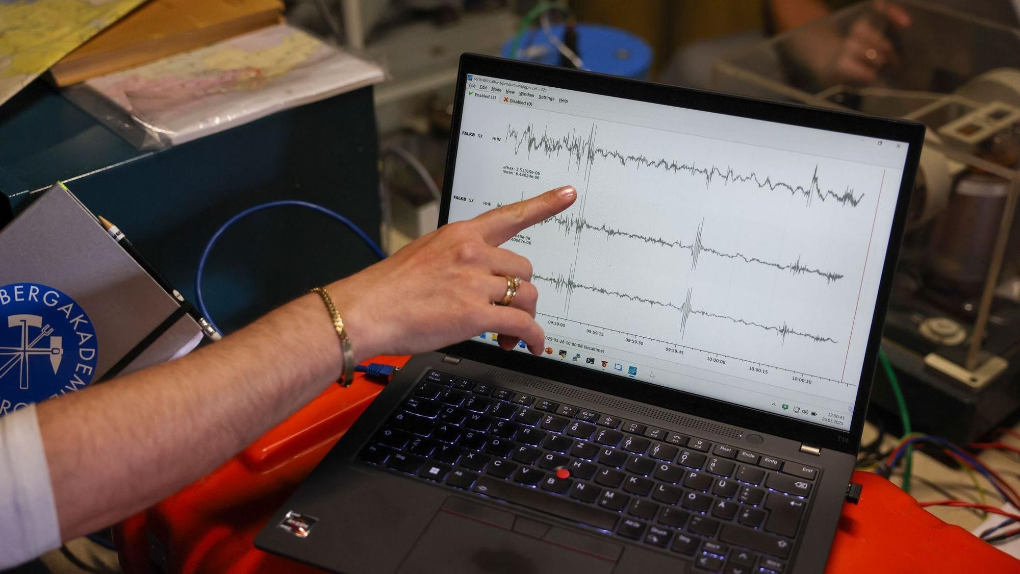 Seismologen bei der Arbeit