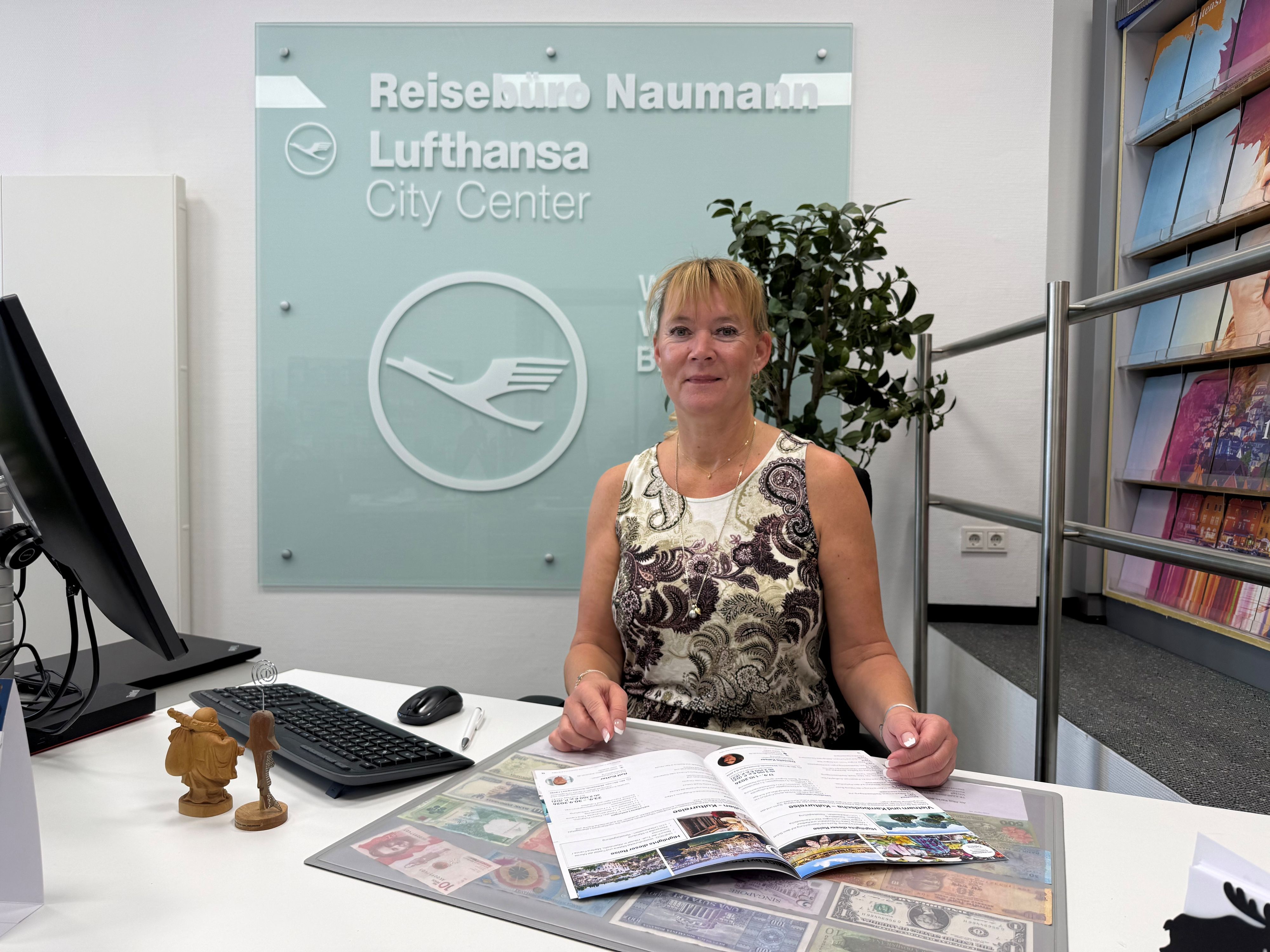 Büroleiterin Stefanie Huland vom Reisebüro Naumann