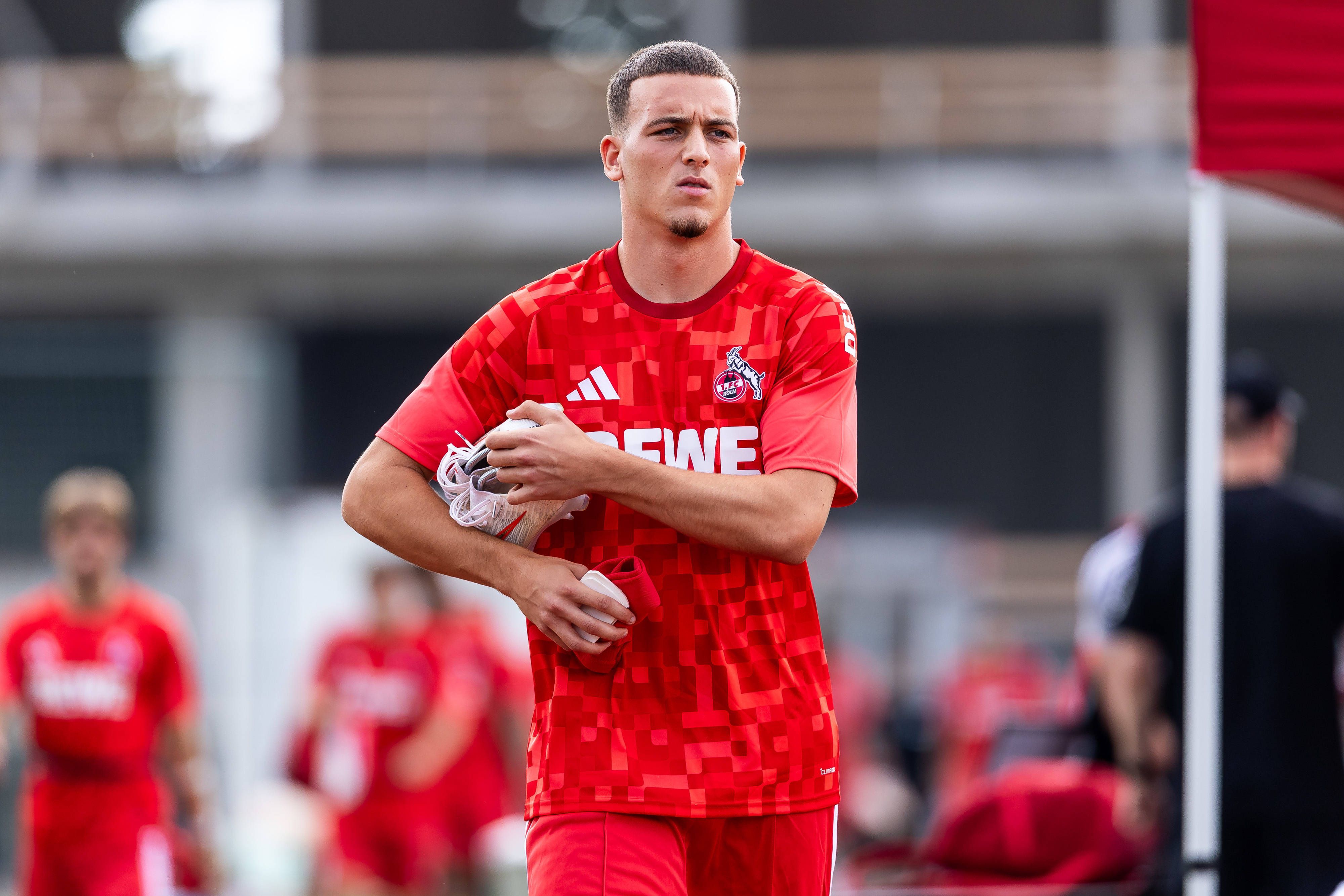 ST. JOHANN IN TIROL, AUSTRIA - JULY 31: Said El Mala 1. FC Koeln, 13 before a friendly game between 1. FC Koeln vs. Hertha BSC Berlin at trainings camp of 1. FC Koeln in Kitzbuehel of season 2026/27 at Koasastadion on July 31, 2026 in St. Johann in Tirol, Austria. Austria Copyright: xSteffiexWunderlx