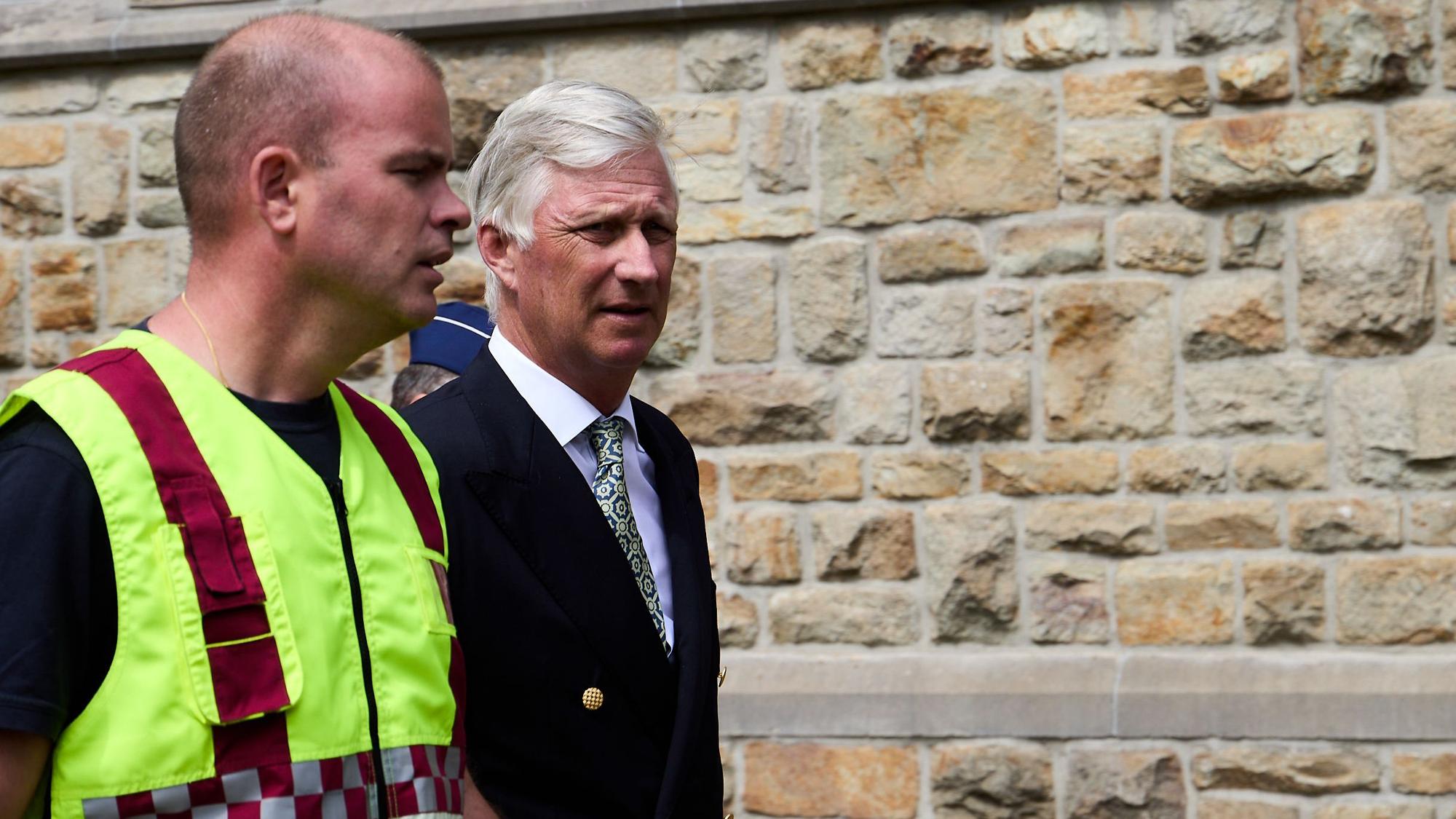 Begleitet von MInisterpräsident Oliver Paasch kam König Philippe nach Sourbrodt.