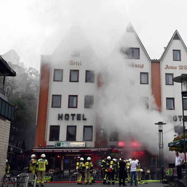 Feuerwehreinsatz im Hotel Kunibert der Fiese.