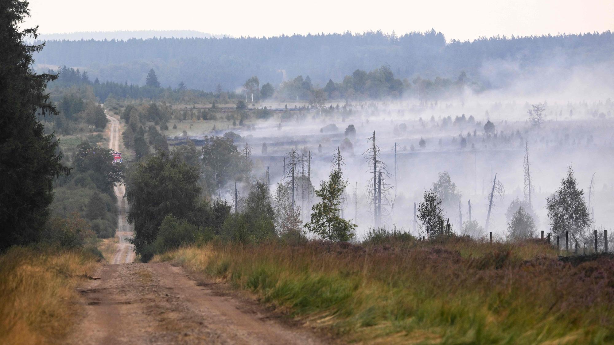 Die Ausbreitung des Feuers in dem Naturschutzgebiet, das seit Freitag rund 3.000 Hektar Land zerstört hat, wurde nach Angaben des Sprechers weitgehend gestoppt.