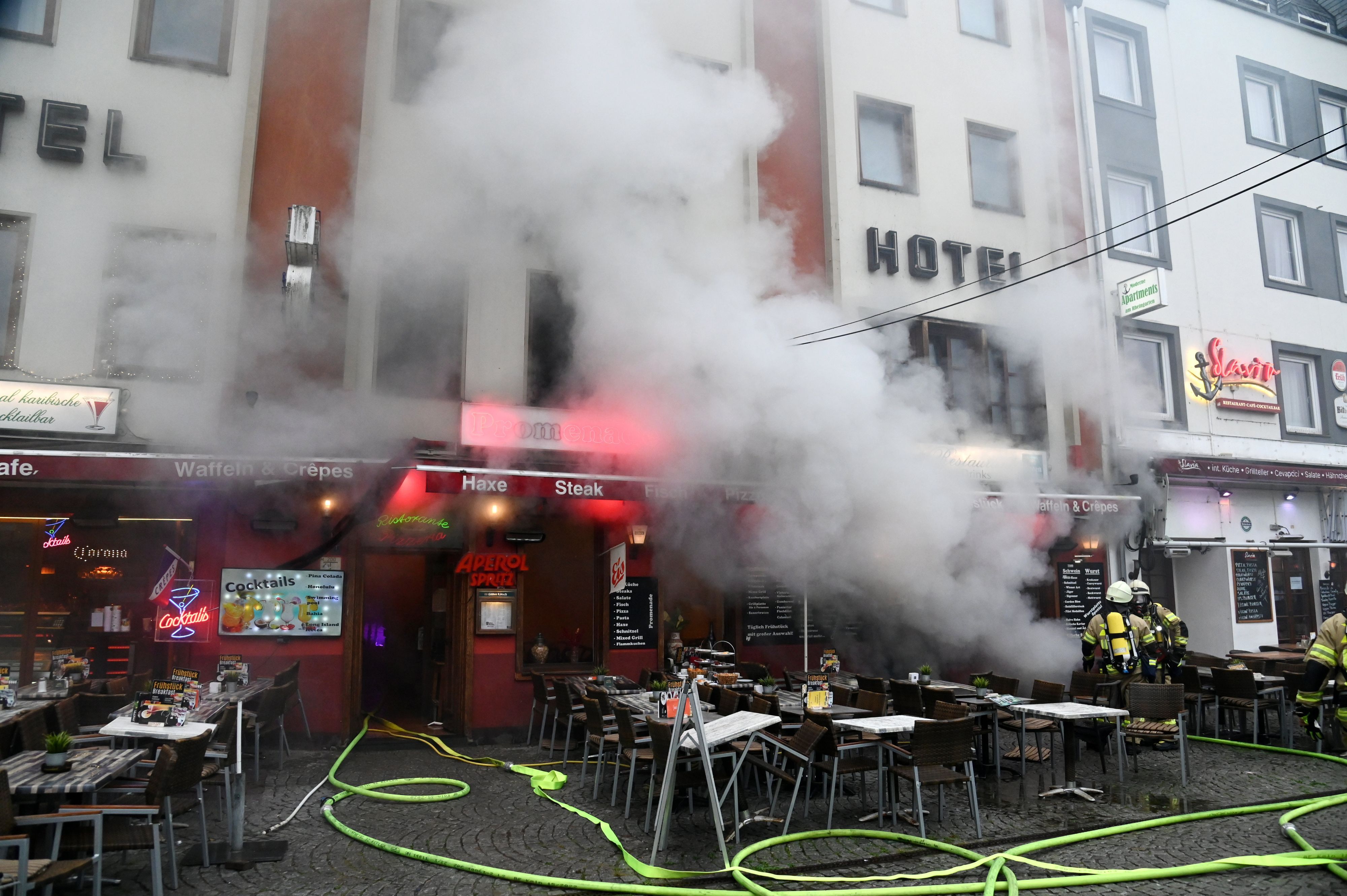 18.08.2026 Köln. Feuer im Hotel Kunibert der Fiese. Foto: Alexander Schwaiger