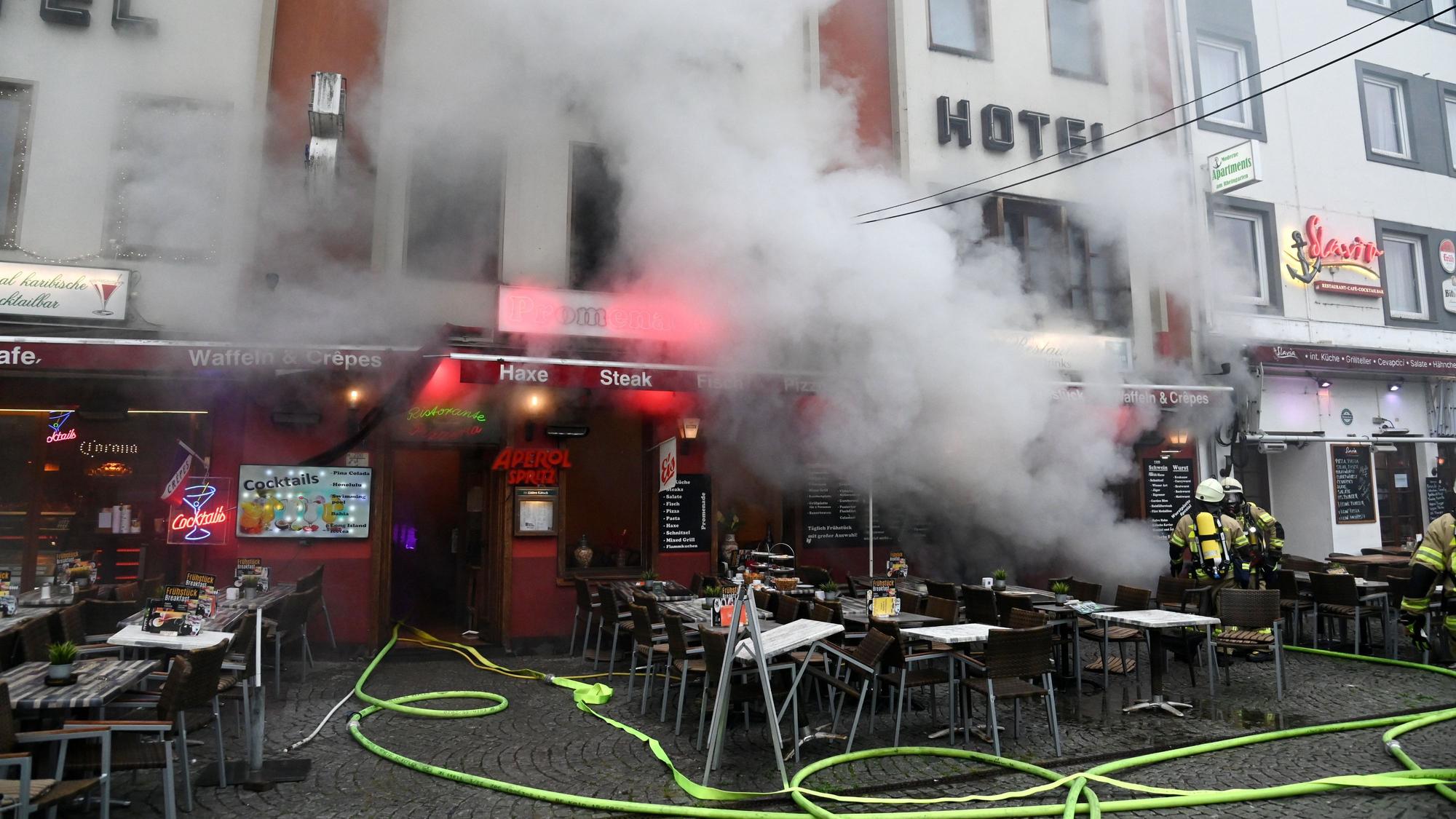 18.08.2026 Köln. Feuer im Hotel Kunibert der Fiese. Foto: Alexander Schwaiger