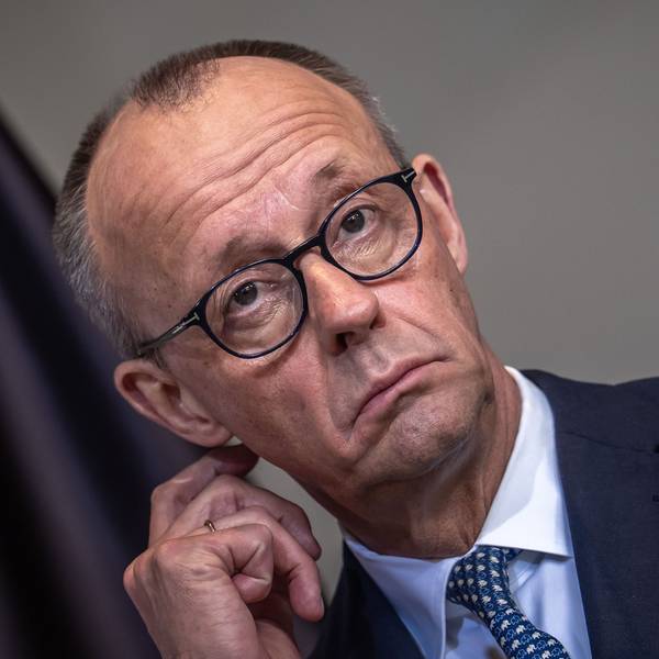 Bundeskanzler Friedrich Merz (CDU) bei einer Pressekonferenz. (Archivbild)