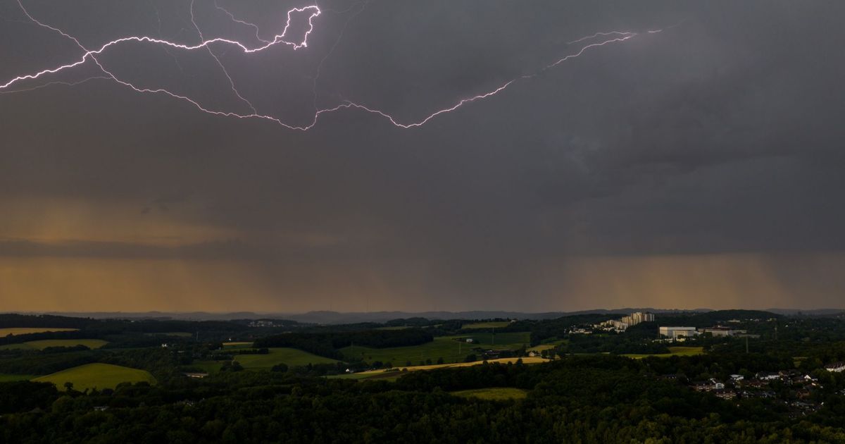 Sun only on Sunday: Thunderstorms and showers in Cologne and North ...