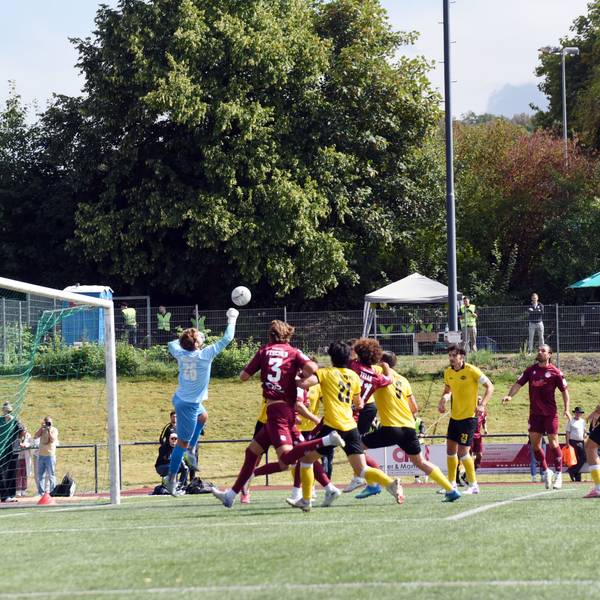 Szene aus einem Fußballspiel