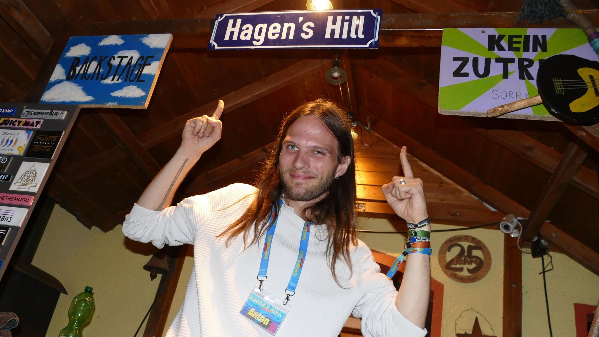 Festivalgründer Anton Hagen ist selbst leidenschaftlicher Musiker.