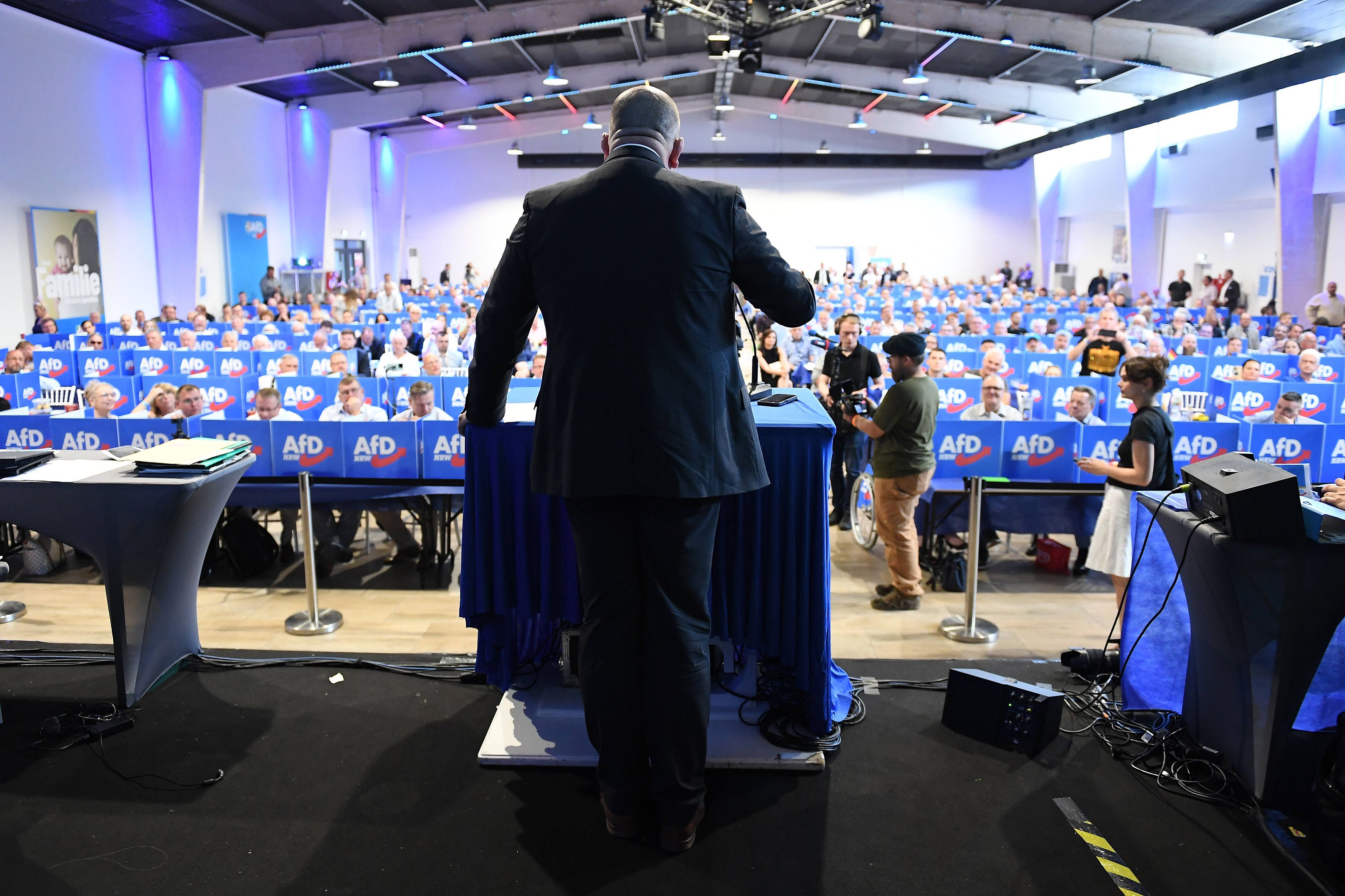 Listenaufstellung der AfD NRW am 11.07.2026 im Eventzentrum.NRW in Marl Klaus Esser  Fraktionsmitglied AfD NRW  *** AfD NRW Candidate List Announcement on July 11, 2026, at the Eventzentrum NRW in Marl Klaus Esser, Member of the AfD NRW Parliamentary Caucus xRx
