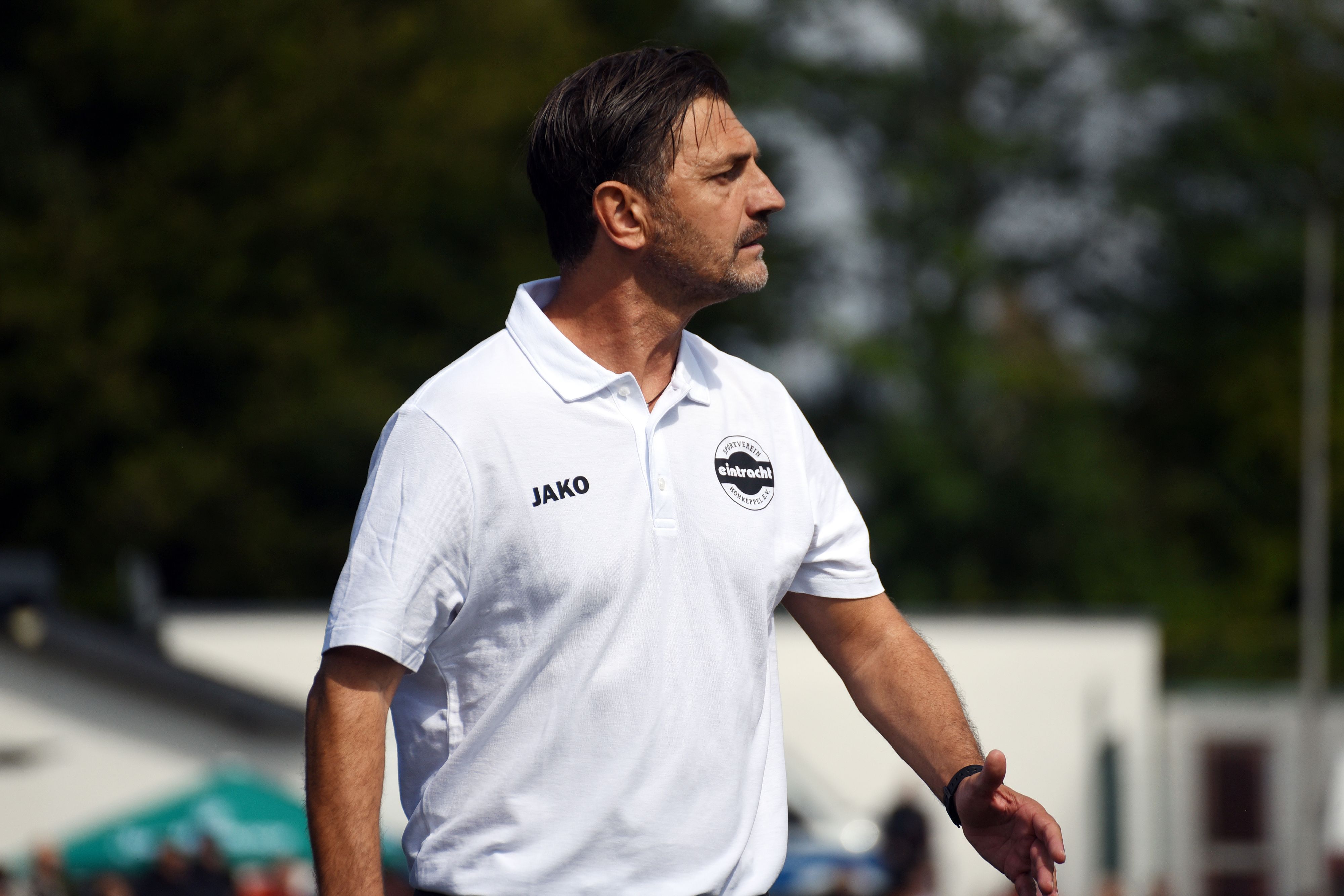 Eintracht-Trainer Pepe Brunetto.