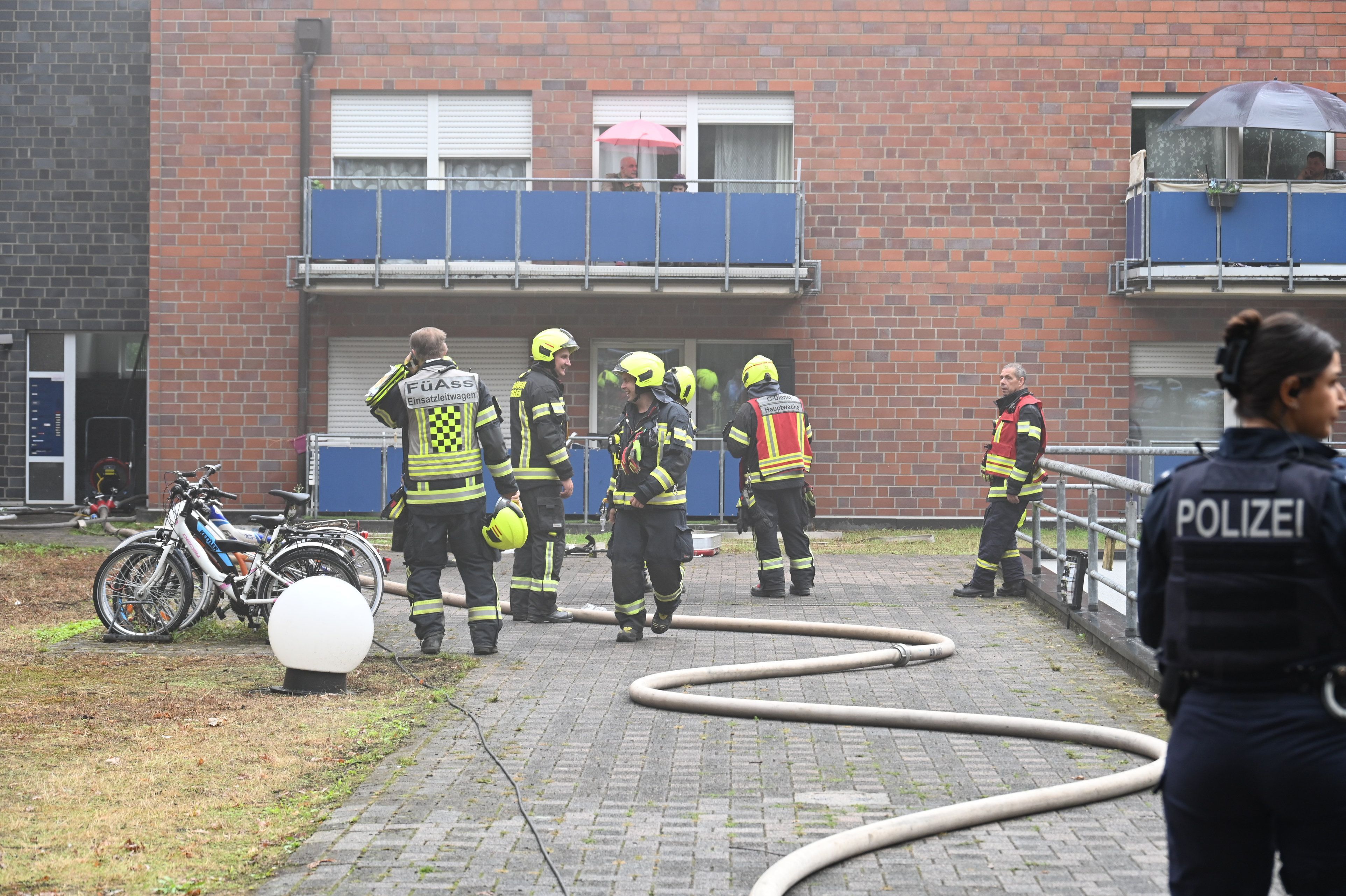 Die Feuerwehr war mit rund 40 Kräften im Einsatz.