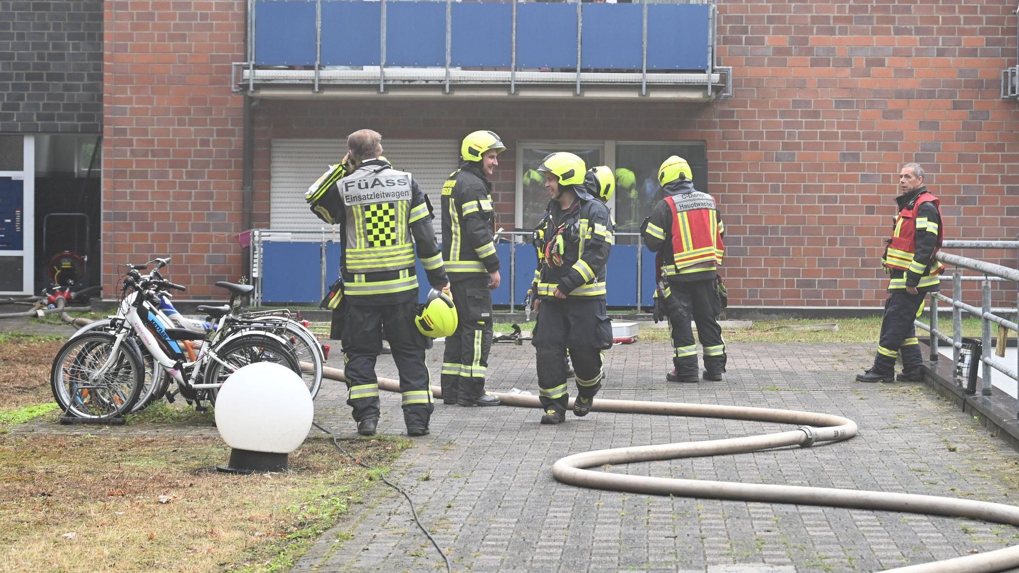 Die Feuerwehr war mit rund 40 Kräften im Einsatz.