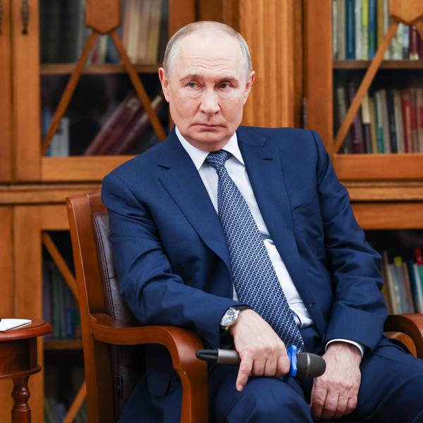 Kremlchef Wladimir Putin beim Besuch einer Moskauer Hochschule am Samstag (29. August).