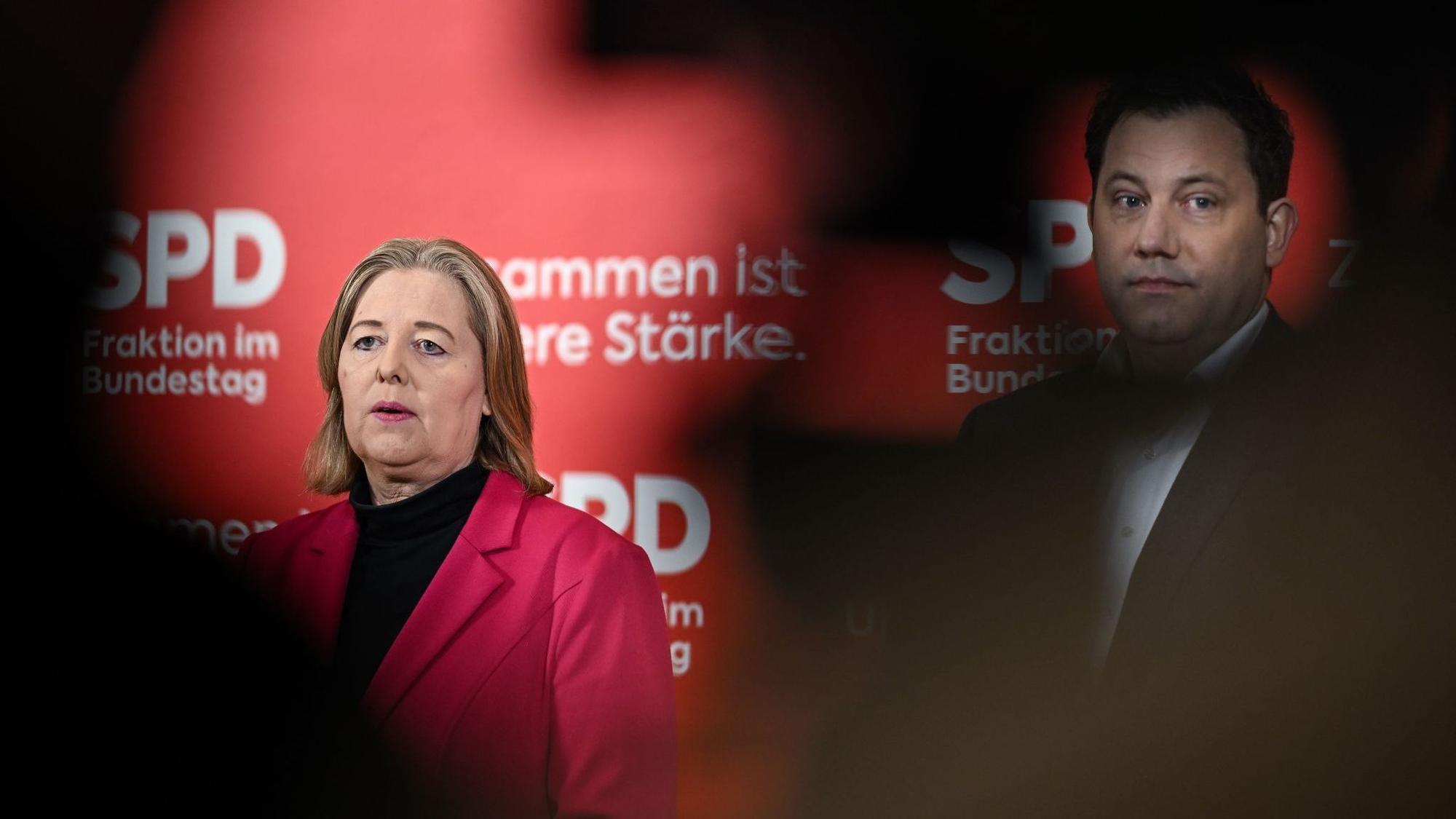 Die SPD-Parteichefs Bärbel Bas und Lars Klingbeil.