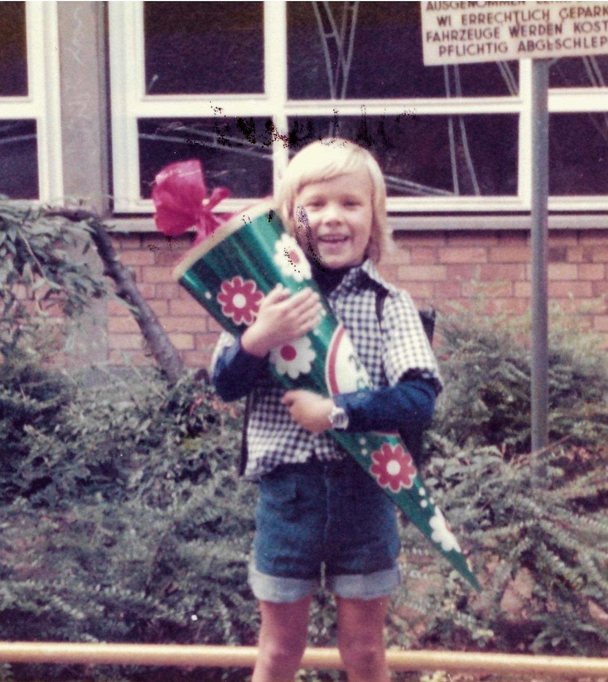Frank Rocks erster Schultag 1976 in Köln.