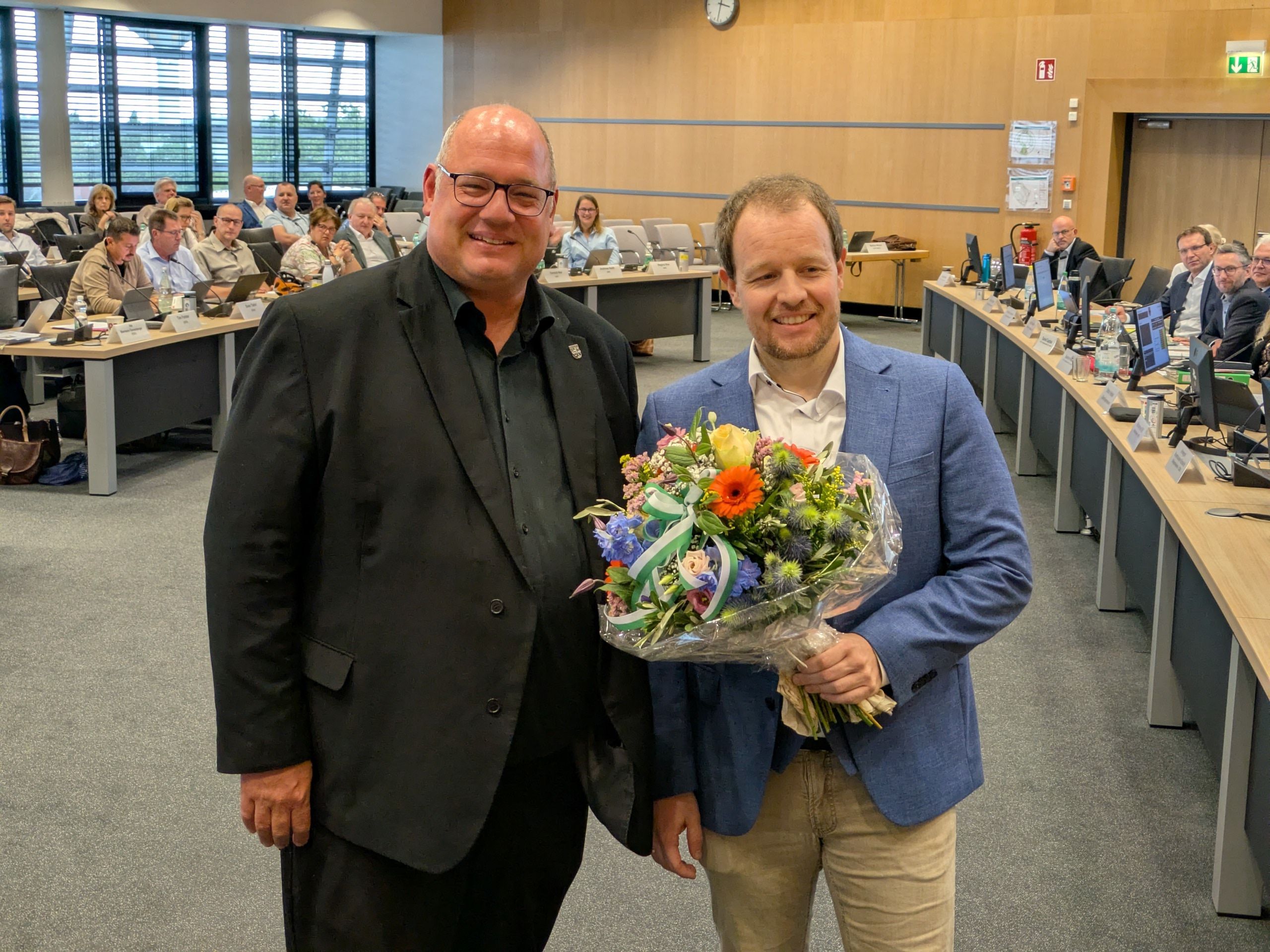 Stefan Hebbel mit Sascha Inderwisch