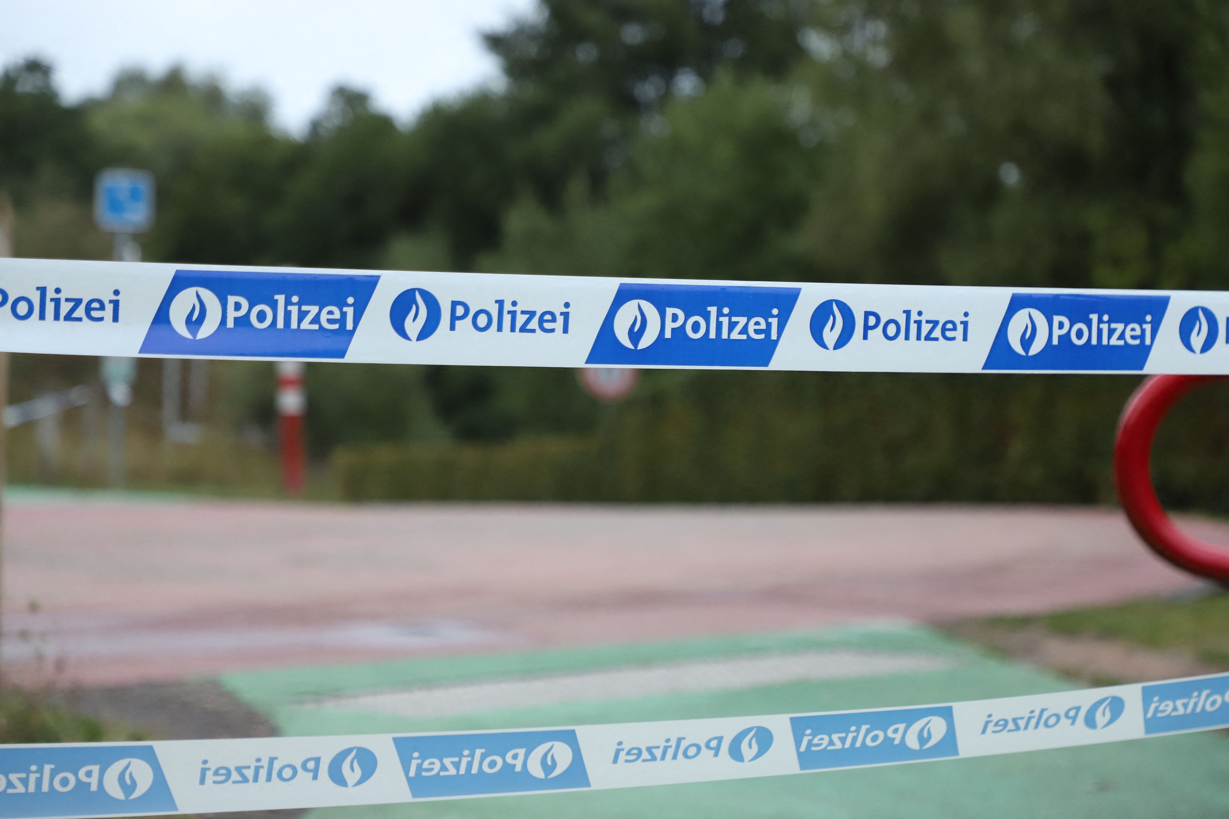Absperrband der Polizei in Belgien (Symbolfoto).