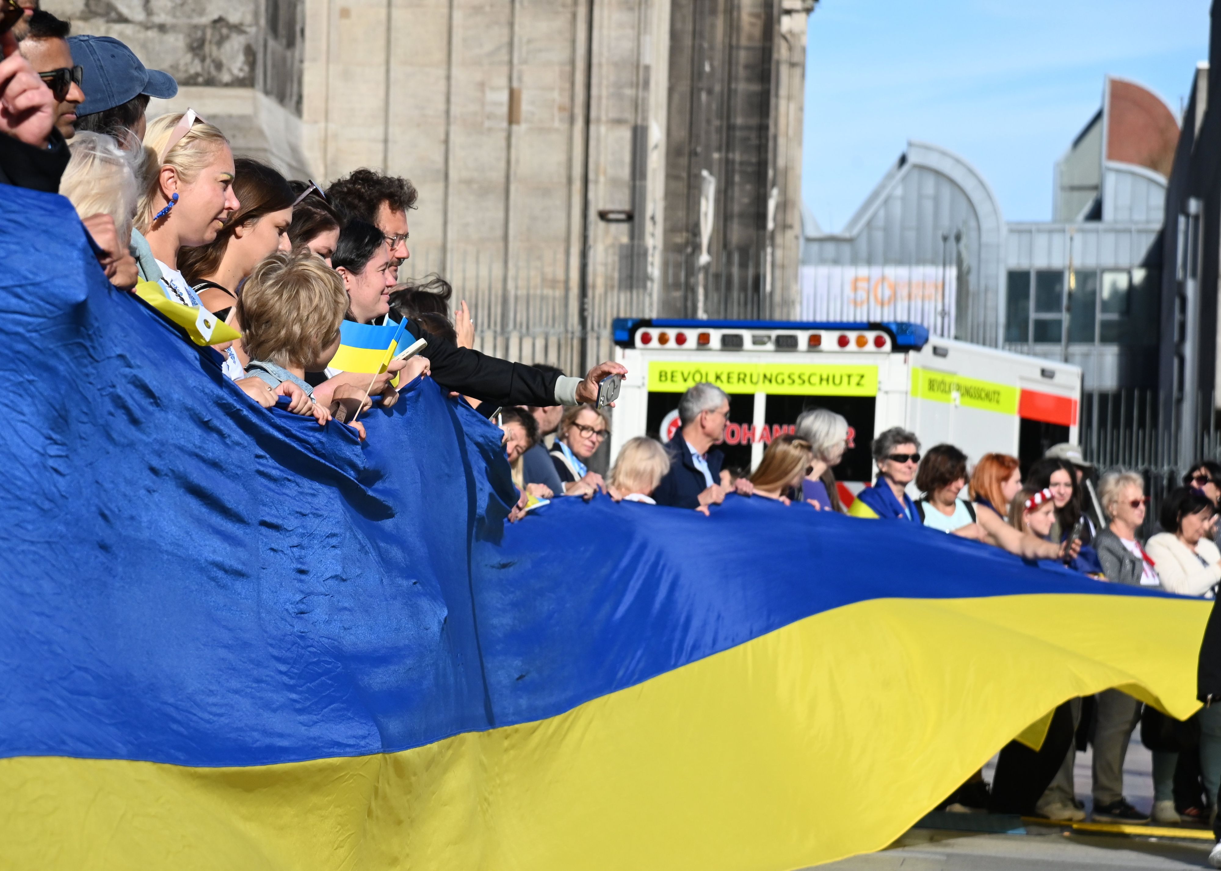 Feier des ukrainischen Unabhängigkeitstages am 24. August in Köln