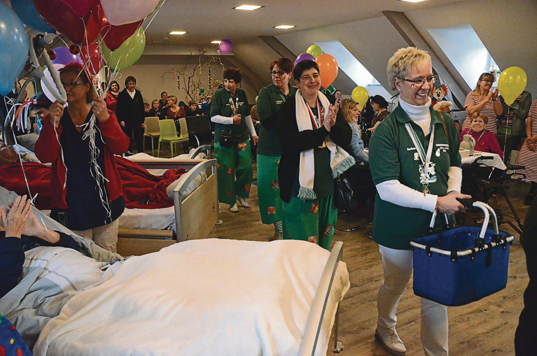 Im Hospiz St. Klara wird Karneval gefeiert