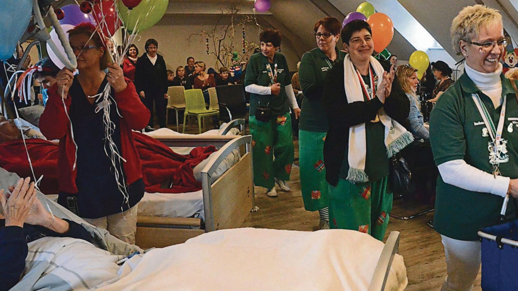 Im Hospiz St. Klara wird Karneval gefeiert