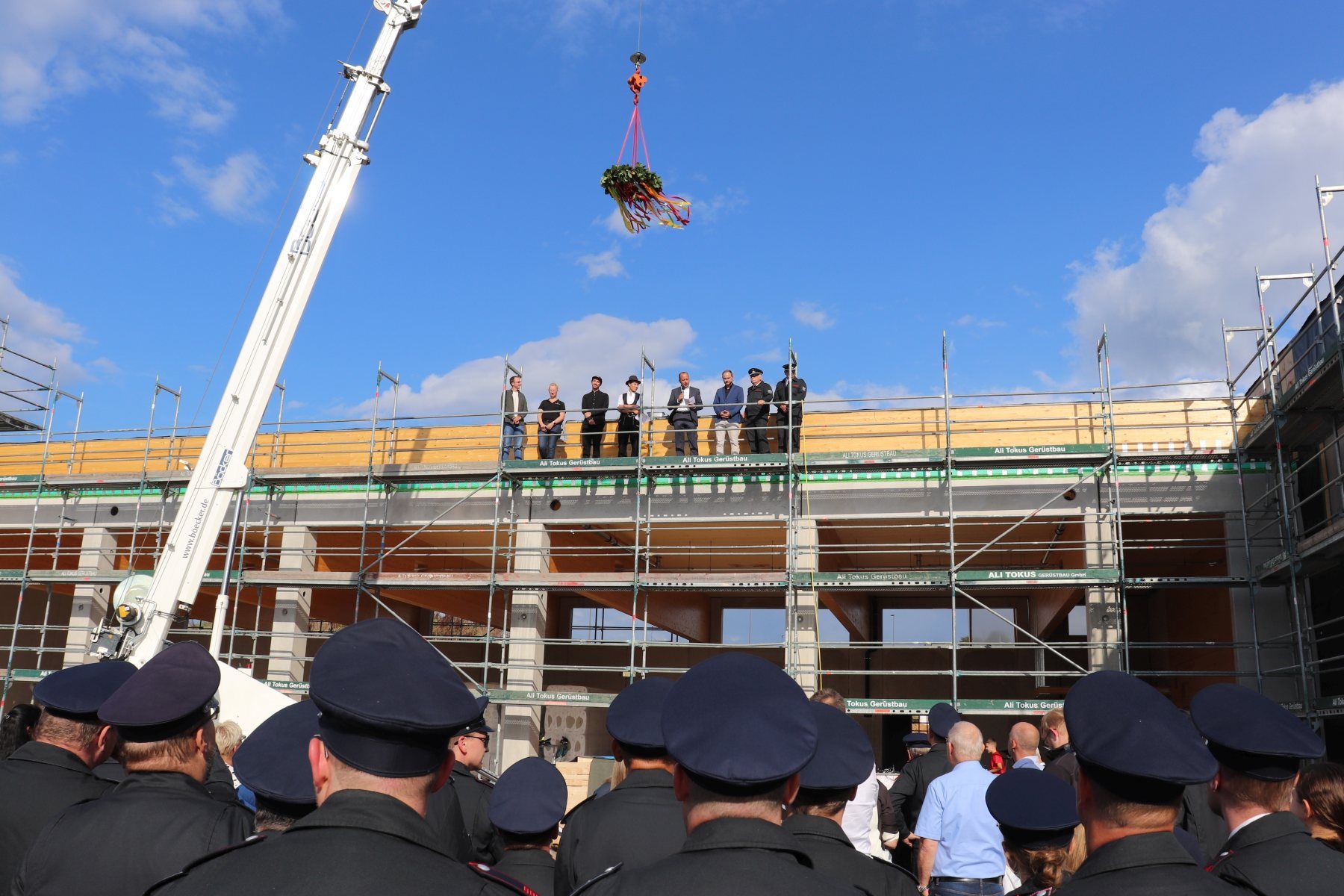Richtfest für das neue Fuerwehrhaus