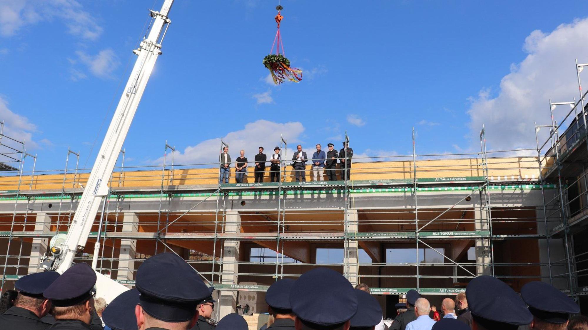 Richtfest für das neue Fuerwehrhaus
