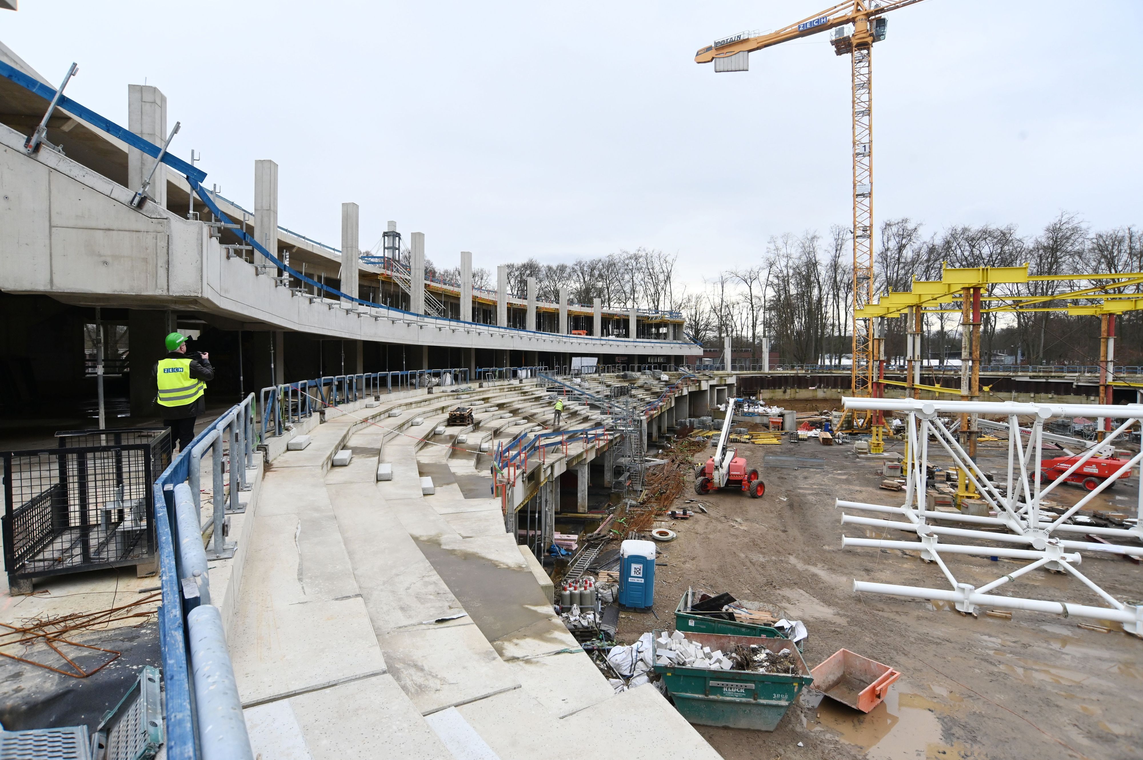 Das neue „Albert-Richter-Velodrom“, Herzstück des geplanten Radsportzentrums NRW, soll ab Juni 2027 fertiggestellt sein.