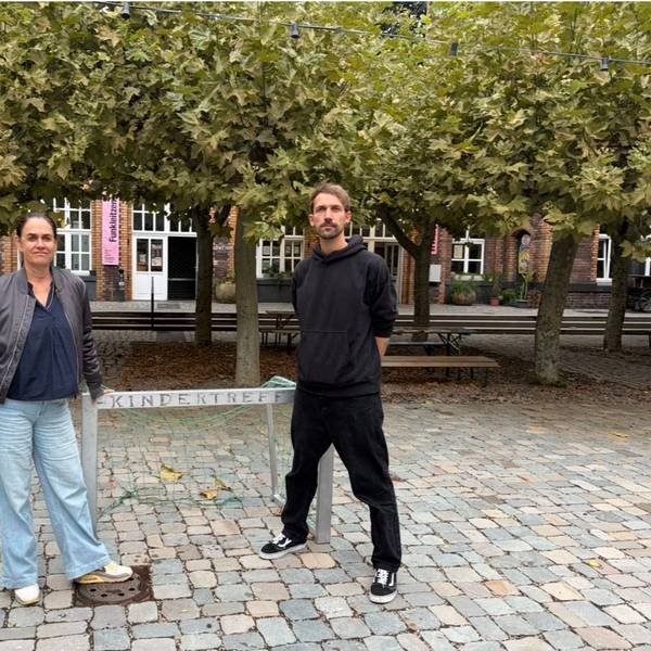 Die Geschäftsführer des Bürgerzentrums Alte Feuerwache im Agnesviertel: Gregor Kirchner und Anke Schmitz-Traoré.