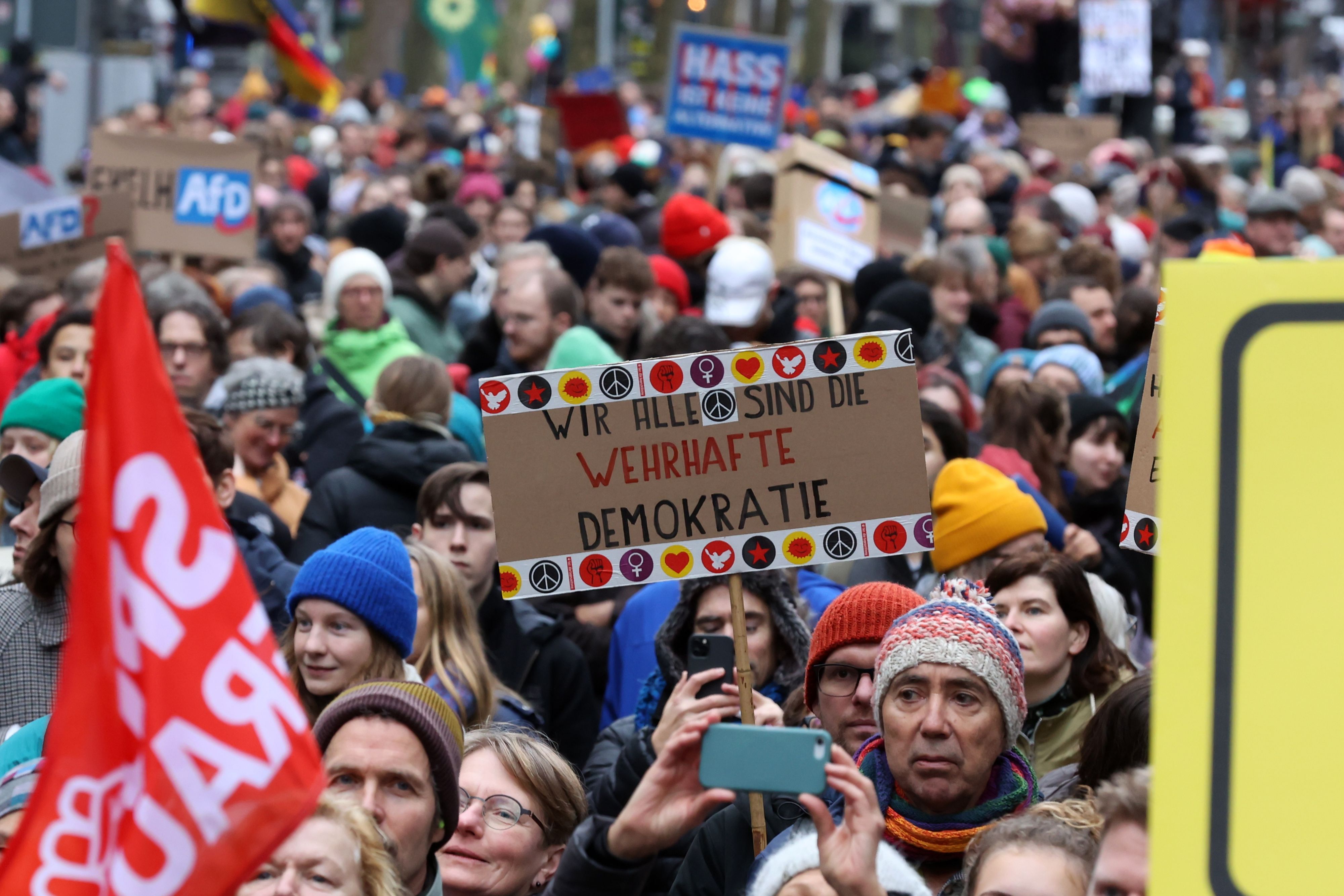 Das Bündnis möchte ein Zeichen setzen für die Demokratie und die Werte des Grundgesetzes.