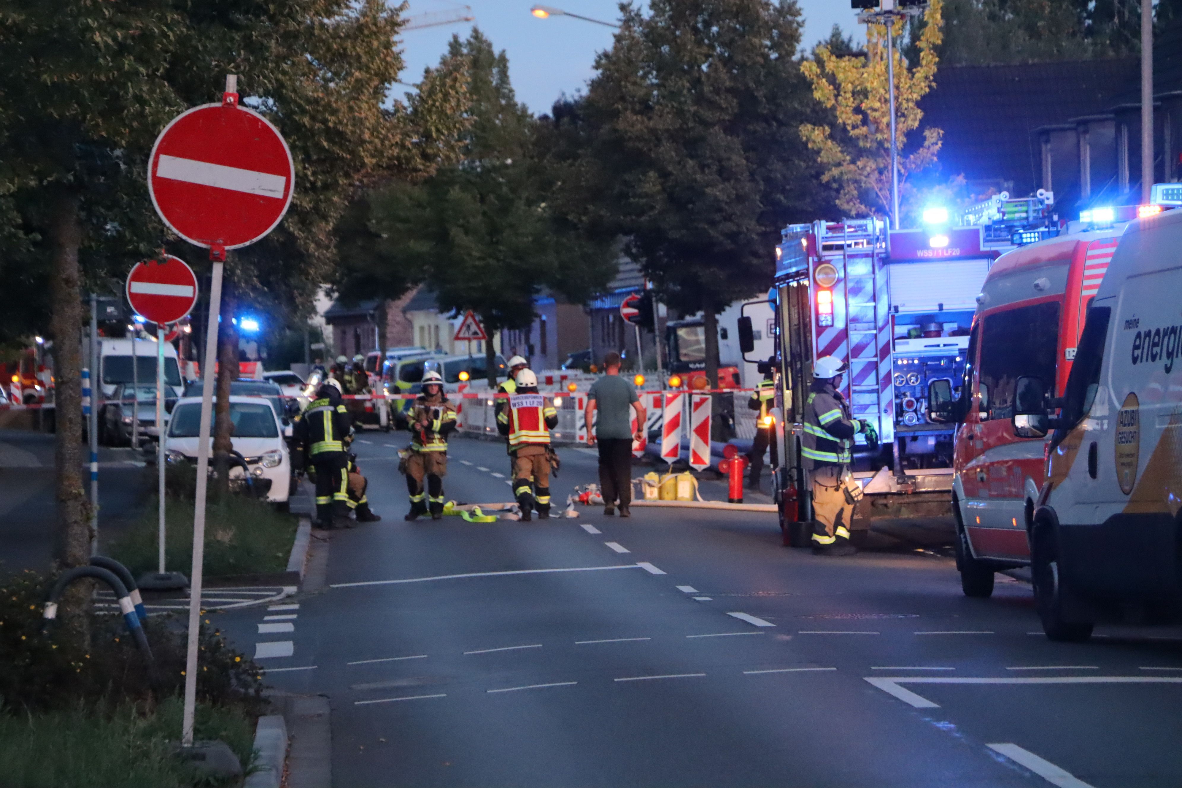 Nach einem Gasaustritt mussten mehrere Wohnhäuser evakuiert werden.