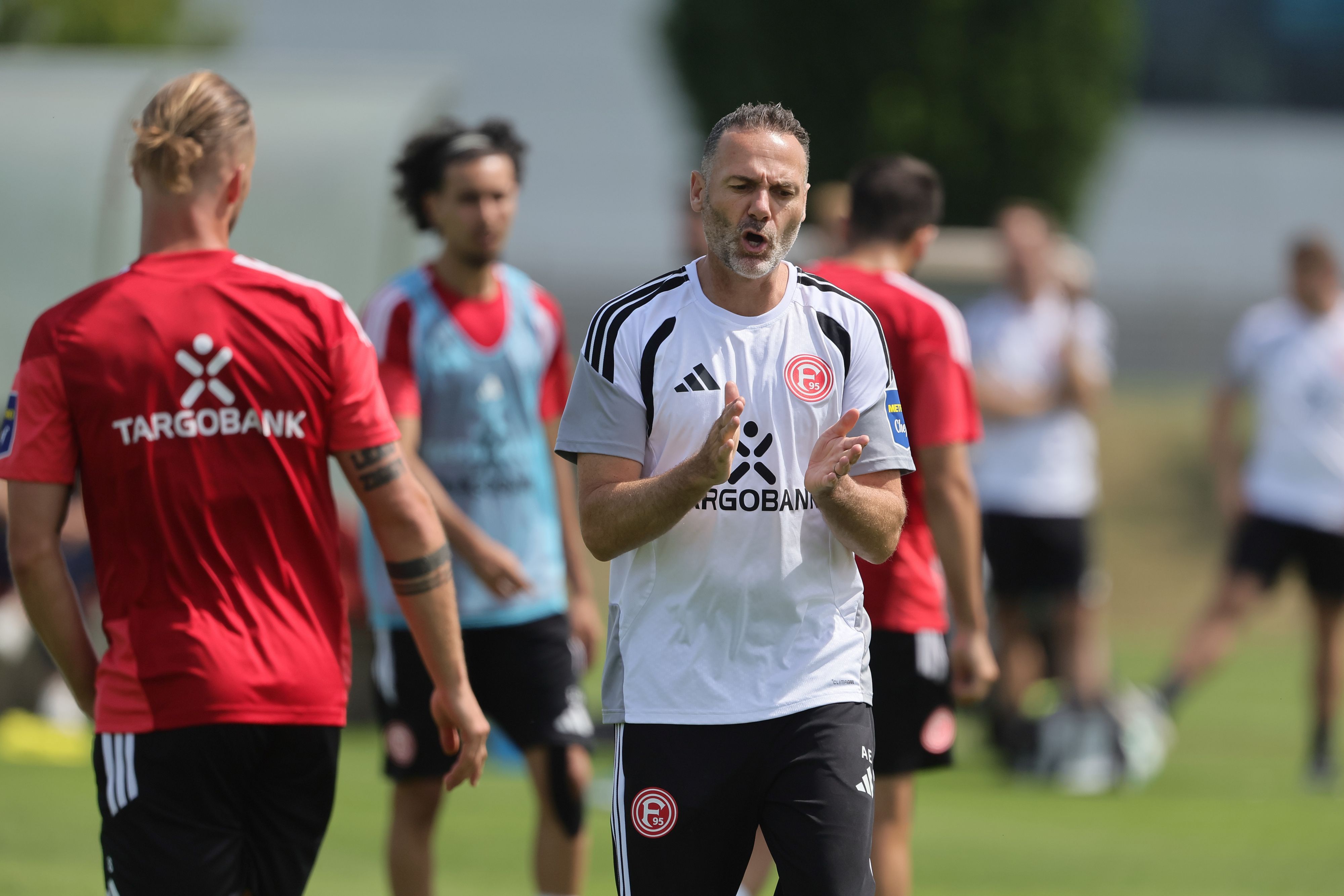 Fortuna Düsseldorf, Training, Trainer Alexander Ende (Fortuna), 07.07.2026, Bild: Herbert Bucco