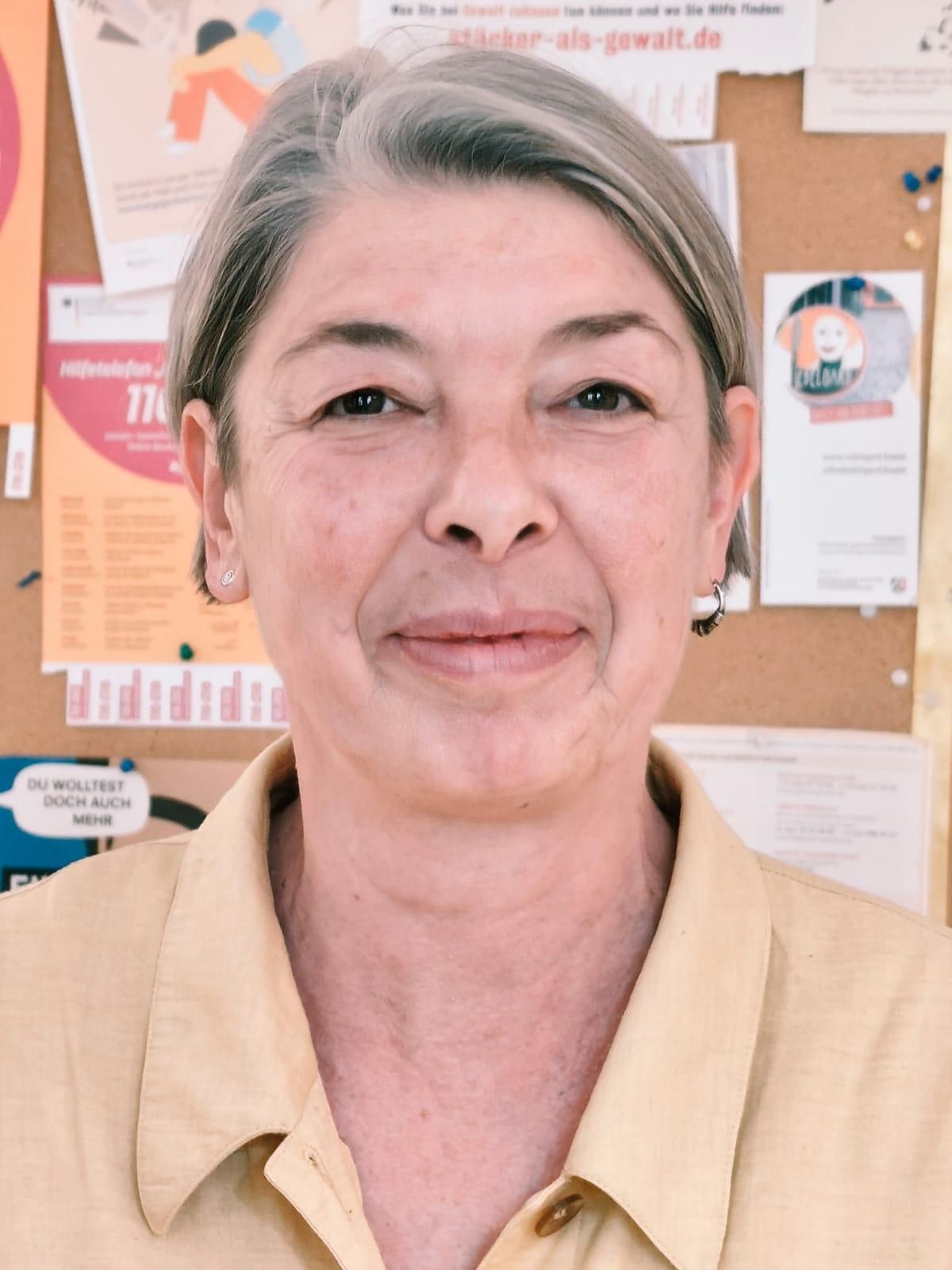 Gisela Neumann berät Frauen in der Erwerbslosigkeit.
