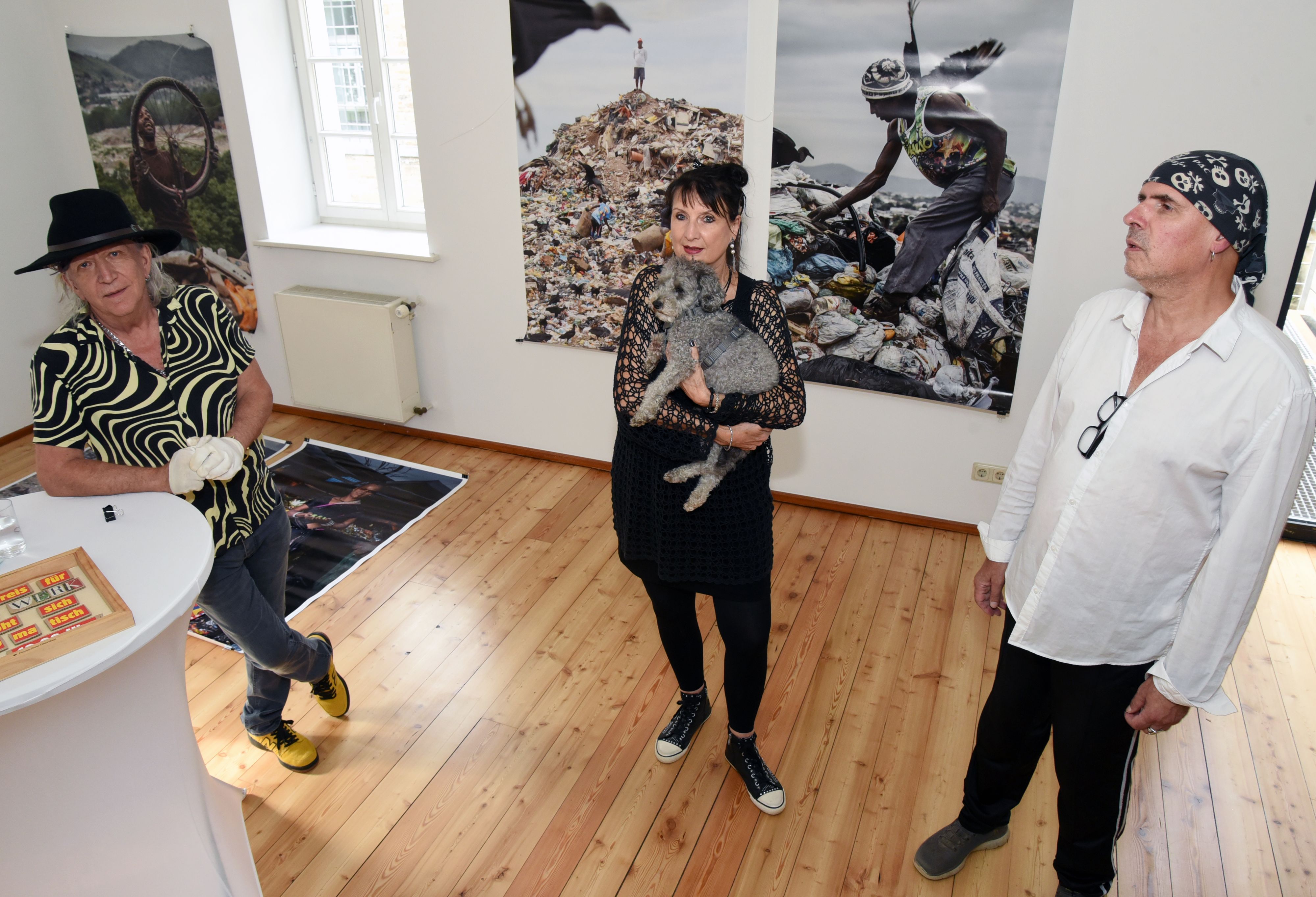 Die Ausstellung Anthropozän - Spuren unseres Tuns im Alten Baumwolllager in Engelskirchen.