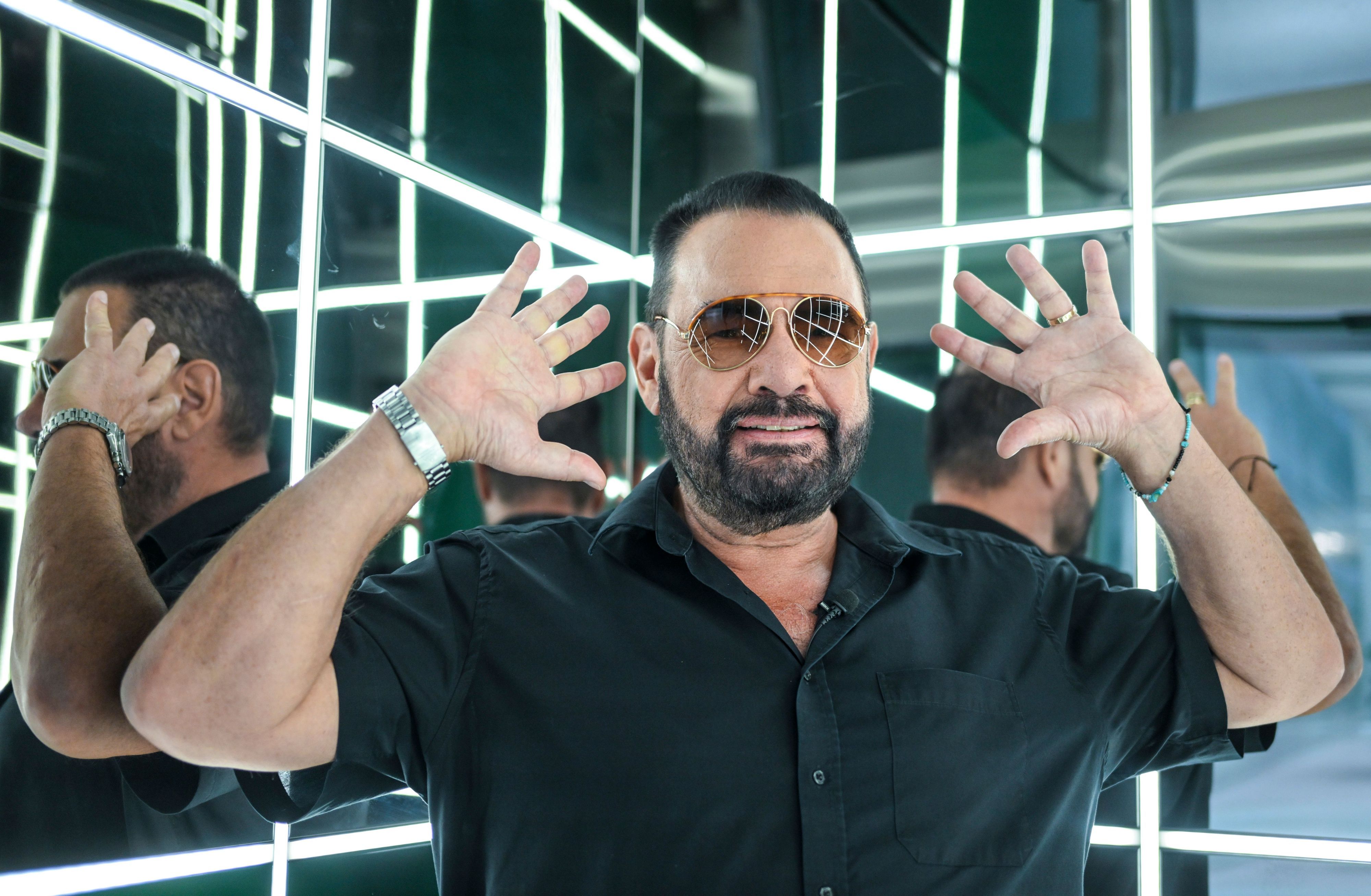 Der Sänger Marian Gold von Alphaville bei einem Interview mit der dpa.