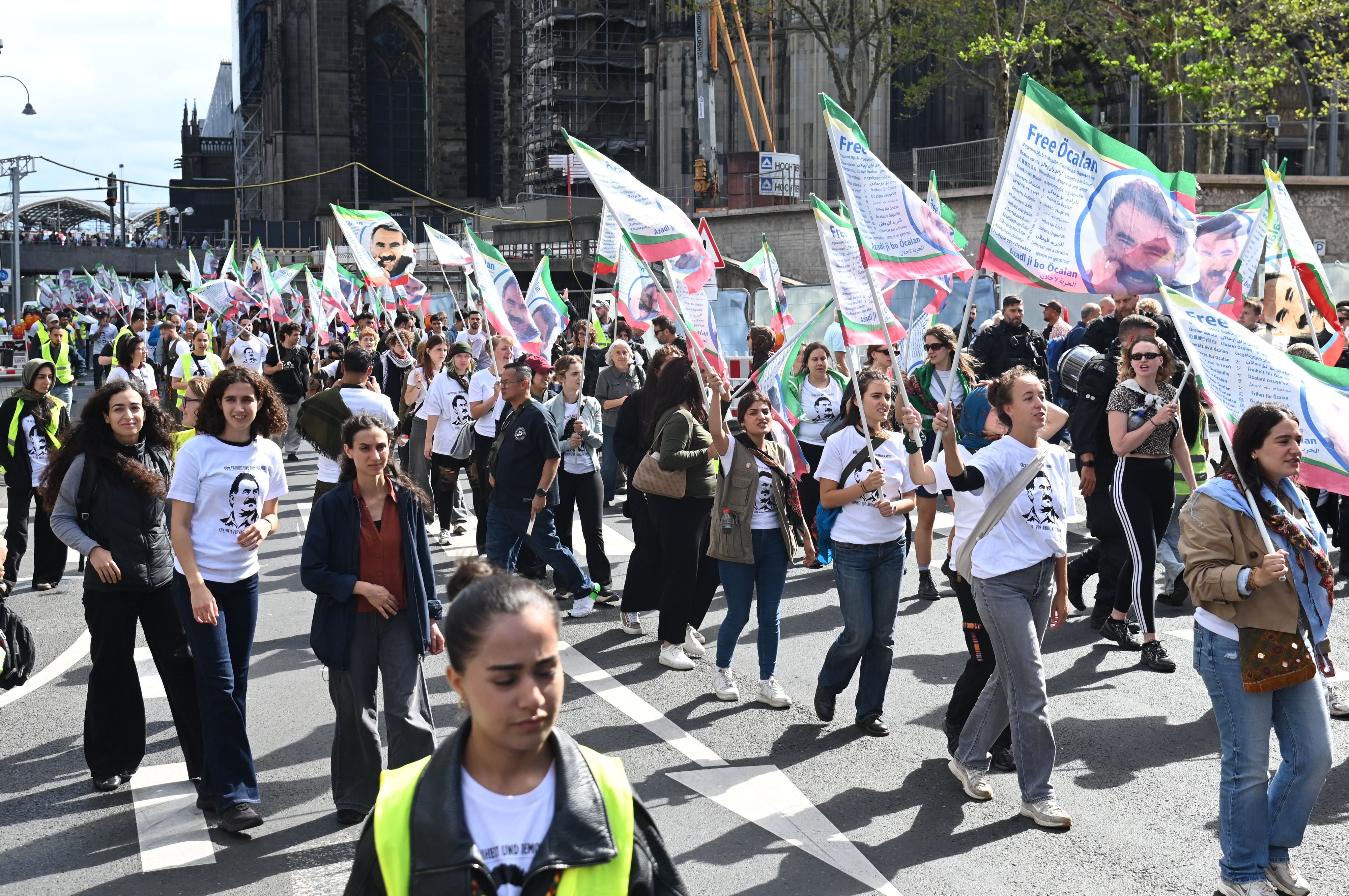 Bereits am Freitag zog ein Protestzug durch die Kölner Innenstadt.