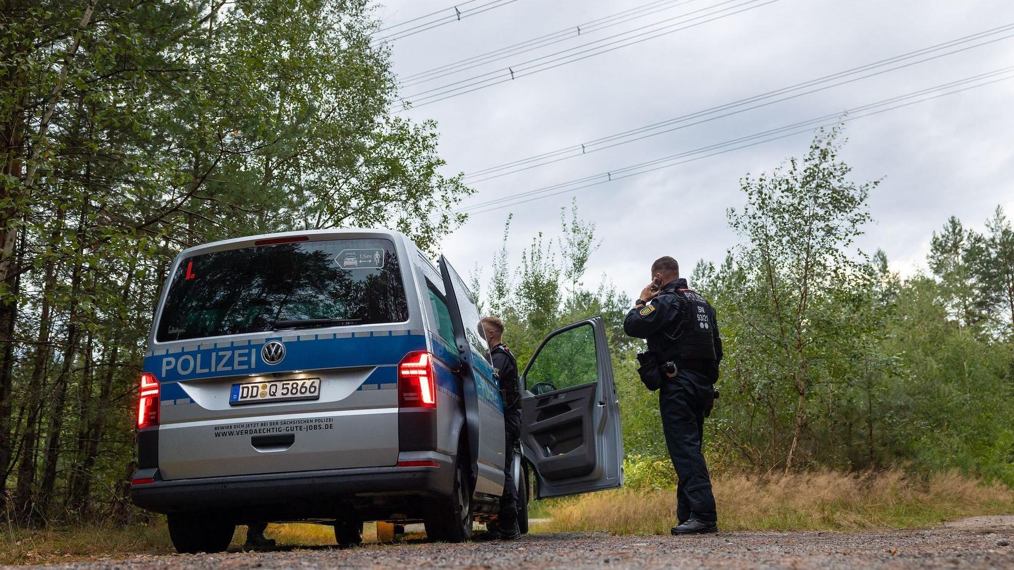 Polizeieinsatz in Sachsen