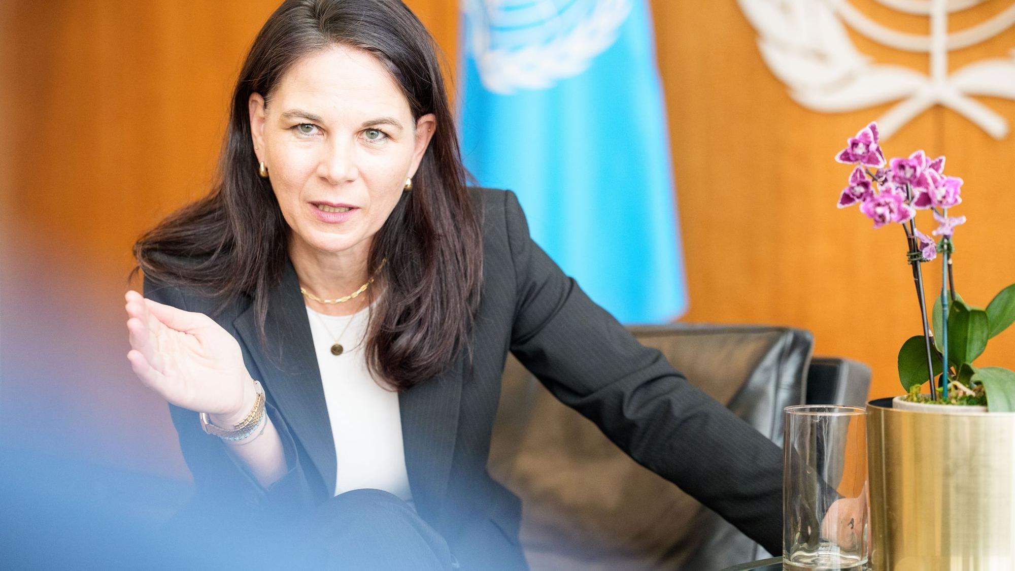 Annalena Baerbock bei der UN