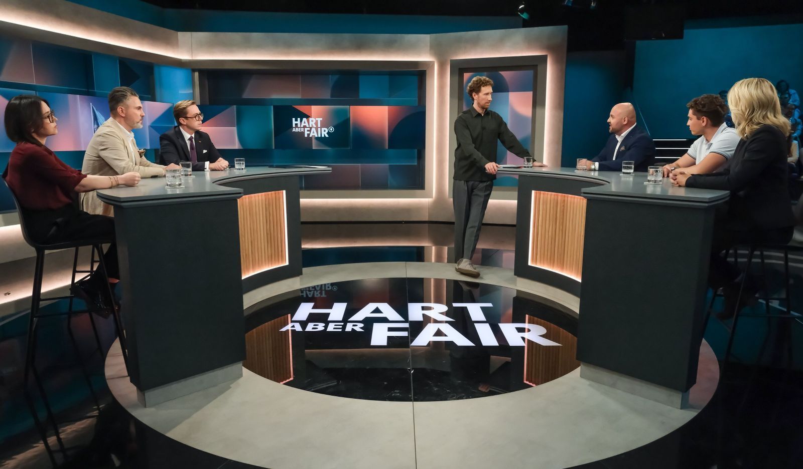 Bei „Hart aber fair“ wurde hitzig diskutiert - und viel durcheinander geredet. (Bild: WDR/Oliver Ziebe)