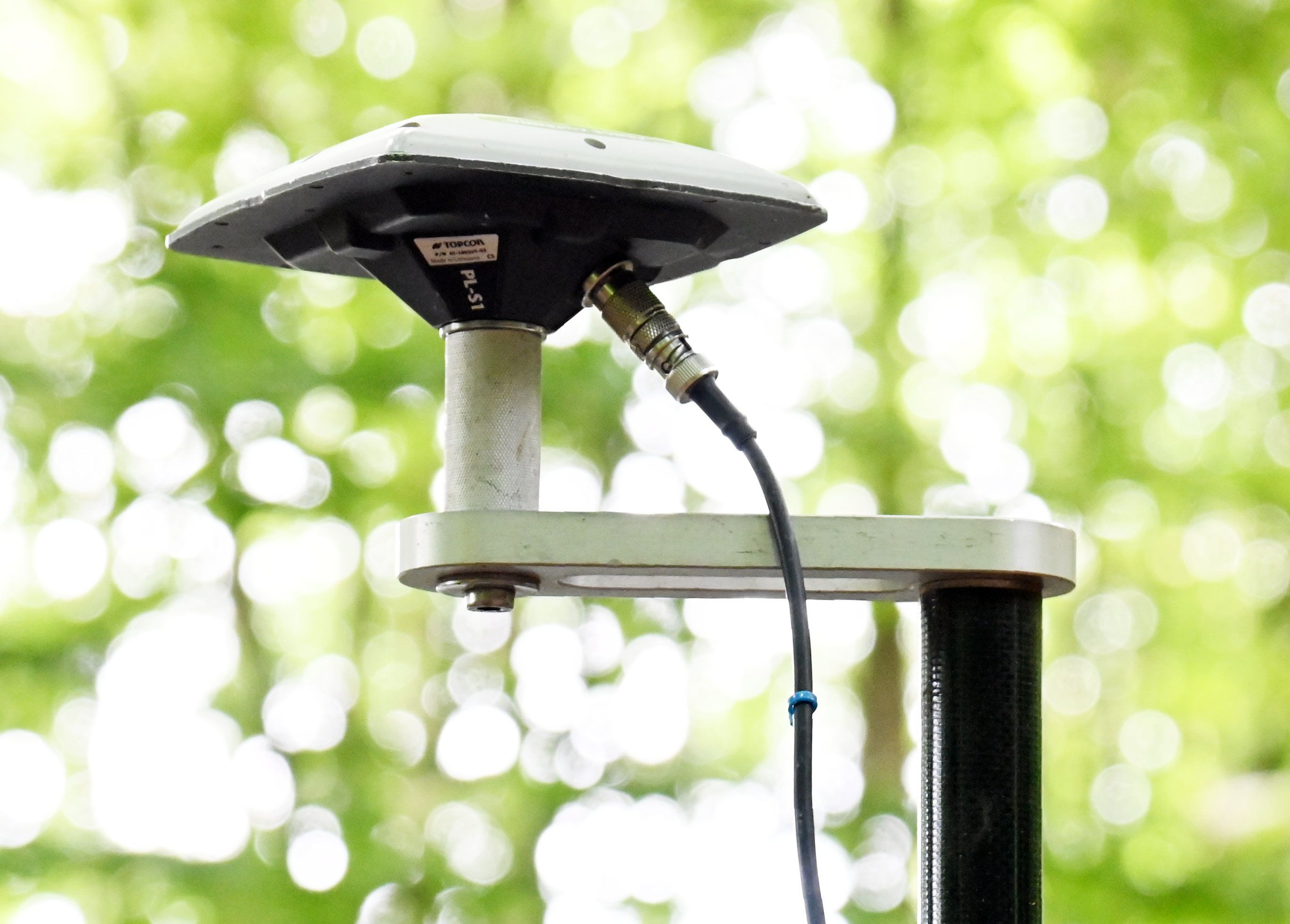 Das Kopfstück der Messstation, mit der die NRW-Wälder für die bundesweite Kohlenstoffinventur systematisch vermessen werden.