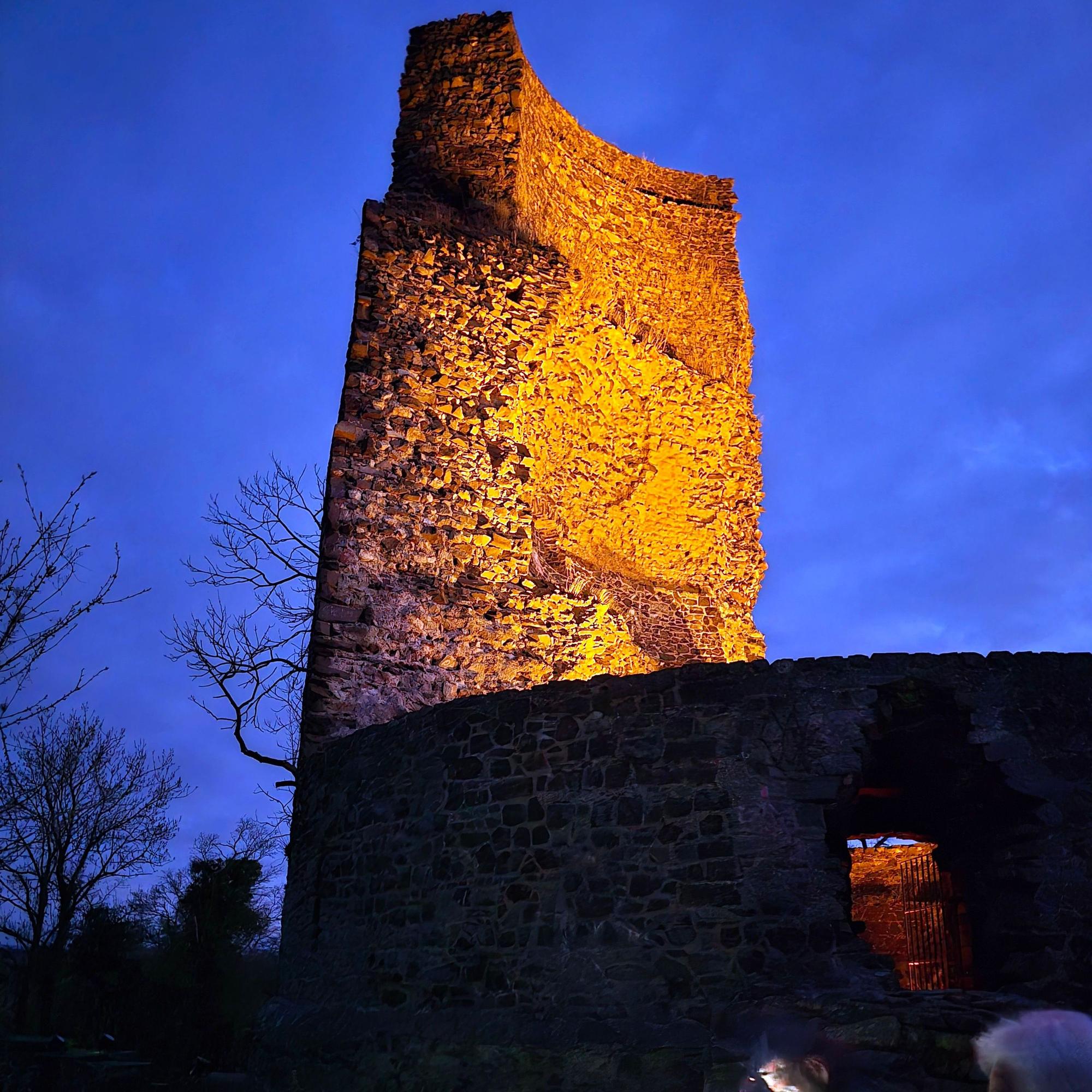Die Überreste der Tomburg in Rheinbach-Wormersdorf