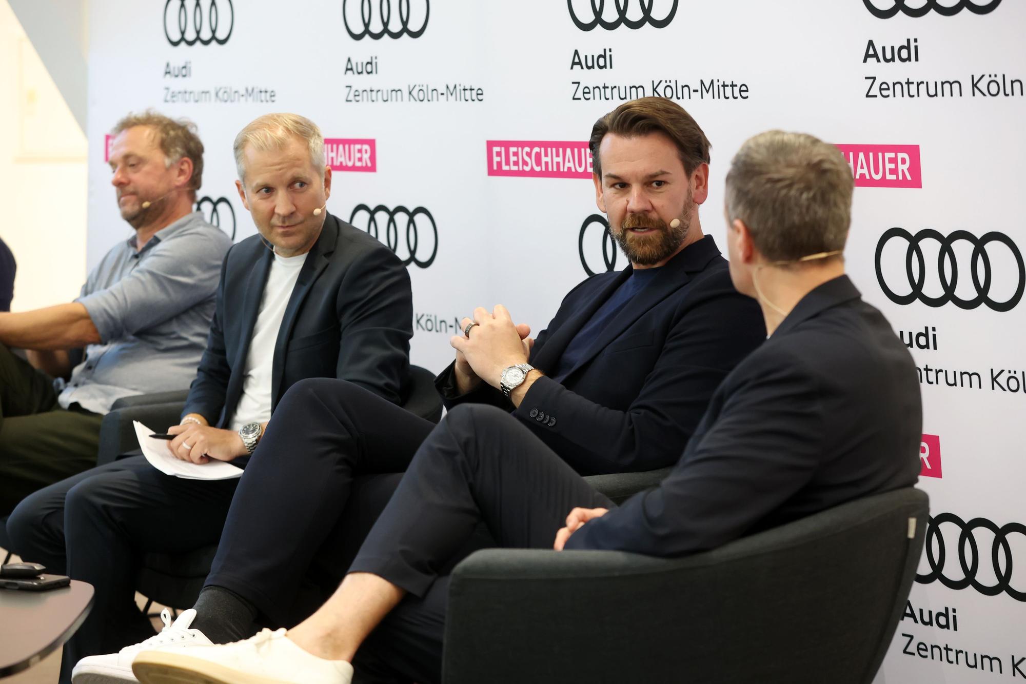 FC-Geschäftsführer Thomas Kessler beim „Talk zum FC“.