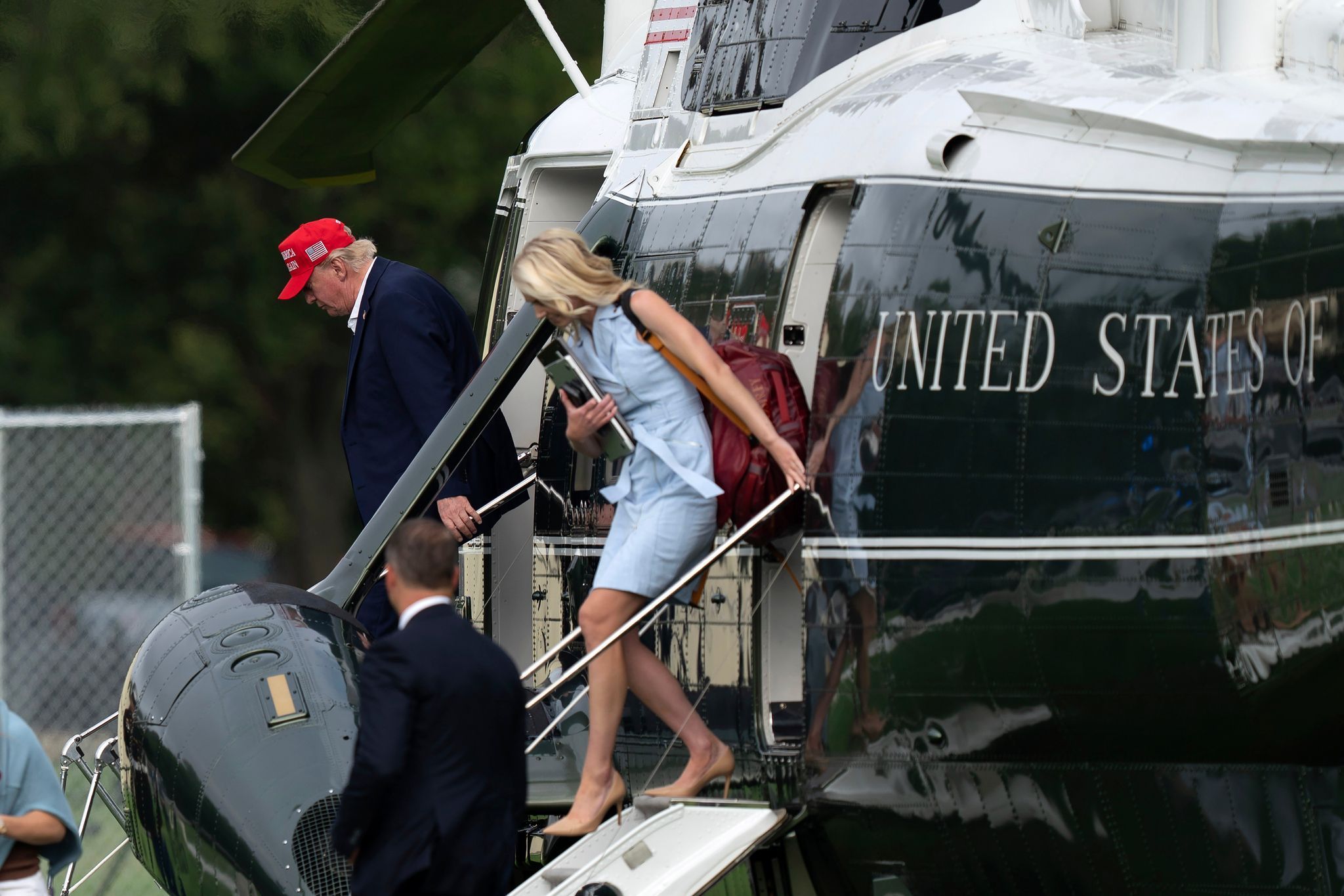 Donald Trump und Natalie Harp