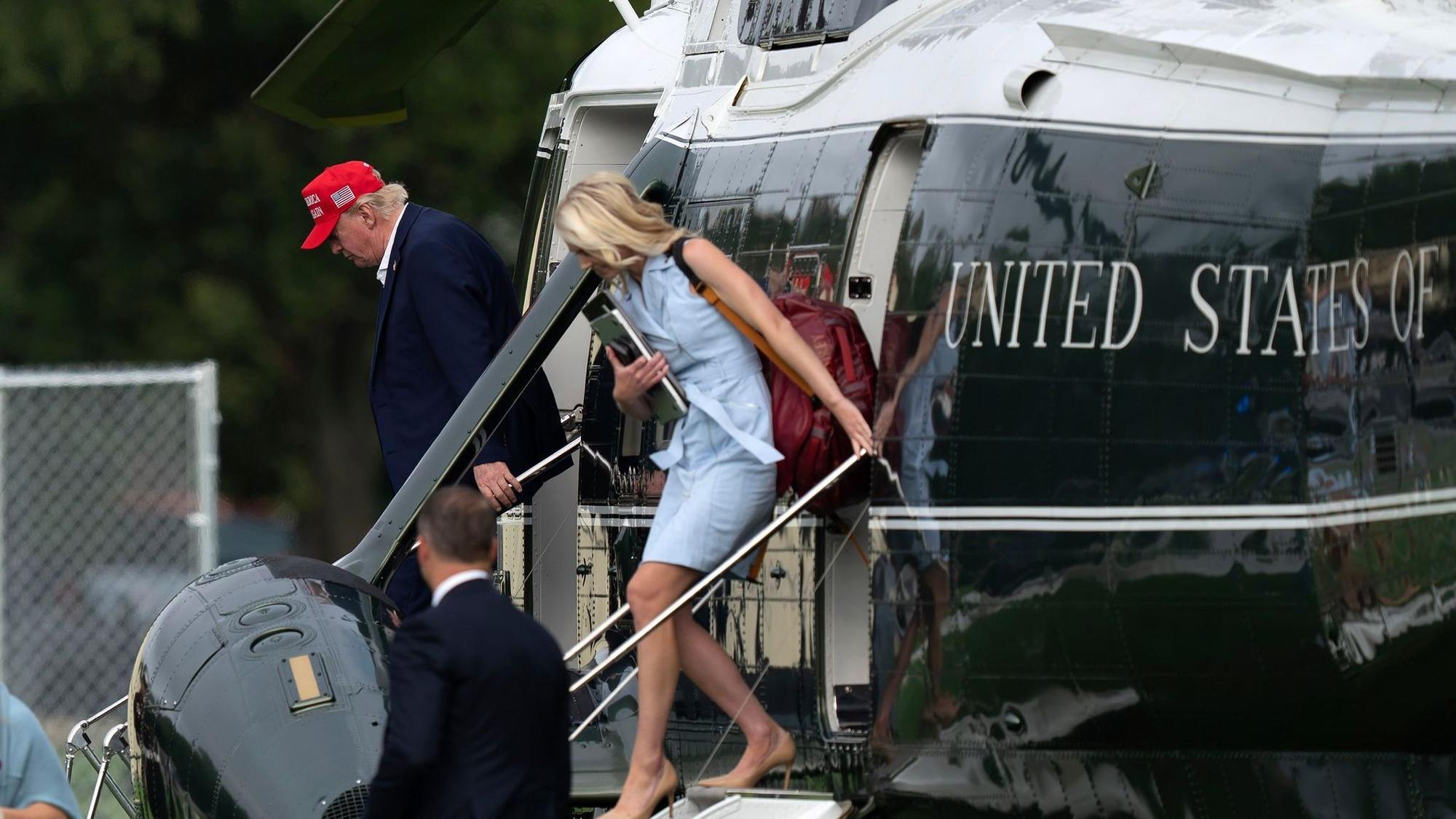 Donald Trump und Natalie Harp