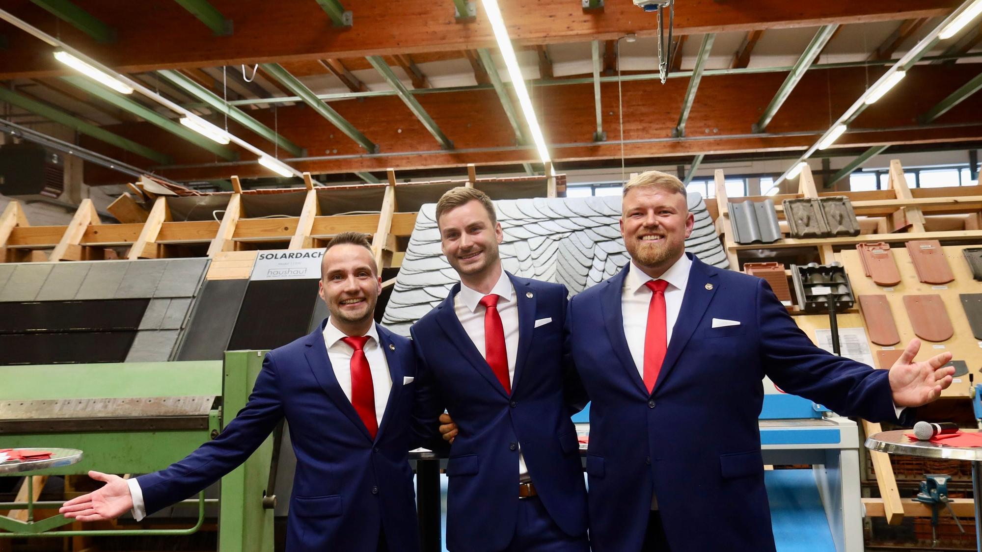 Prinz Marius I., Bauer Alex und Jungfrau Johanna sind das designierte Kölner Dreigestirn 2027. Festkomitee-Präsident Lutz Schade hat es ausgesucht.