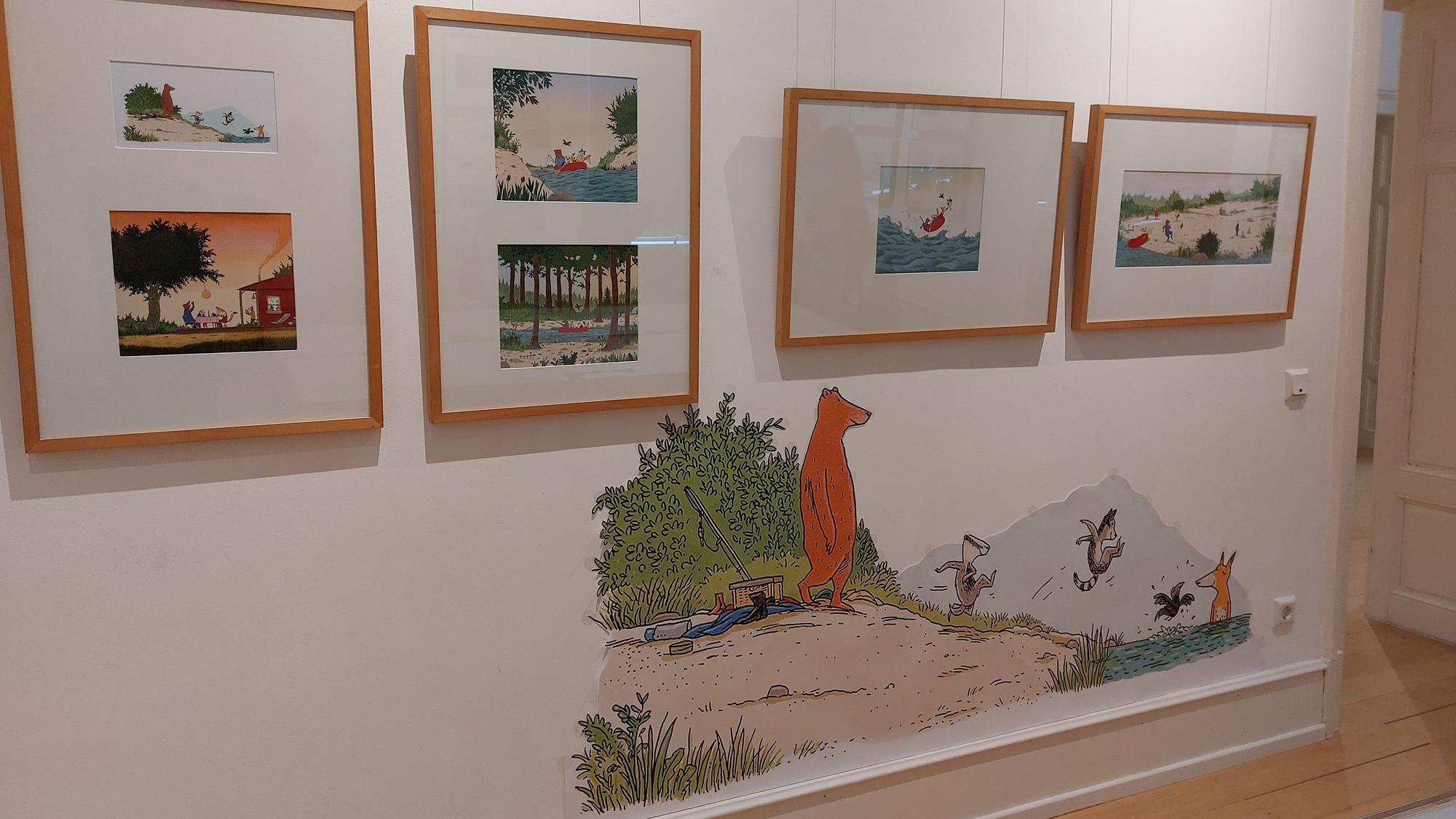 Ausstellung Väter und Söhne III im Bilderbuchmuseum F.K. Waechter und Philip Waechter.