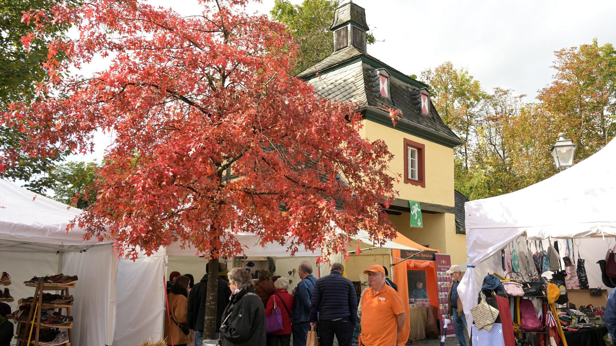 Herbstmarkt auf Schloss Eulenbroich.