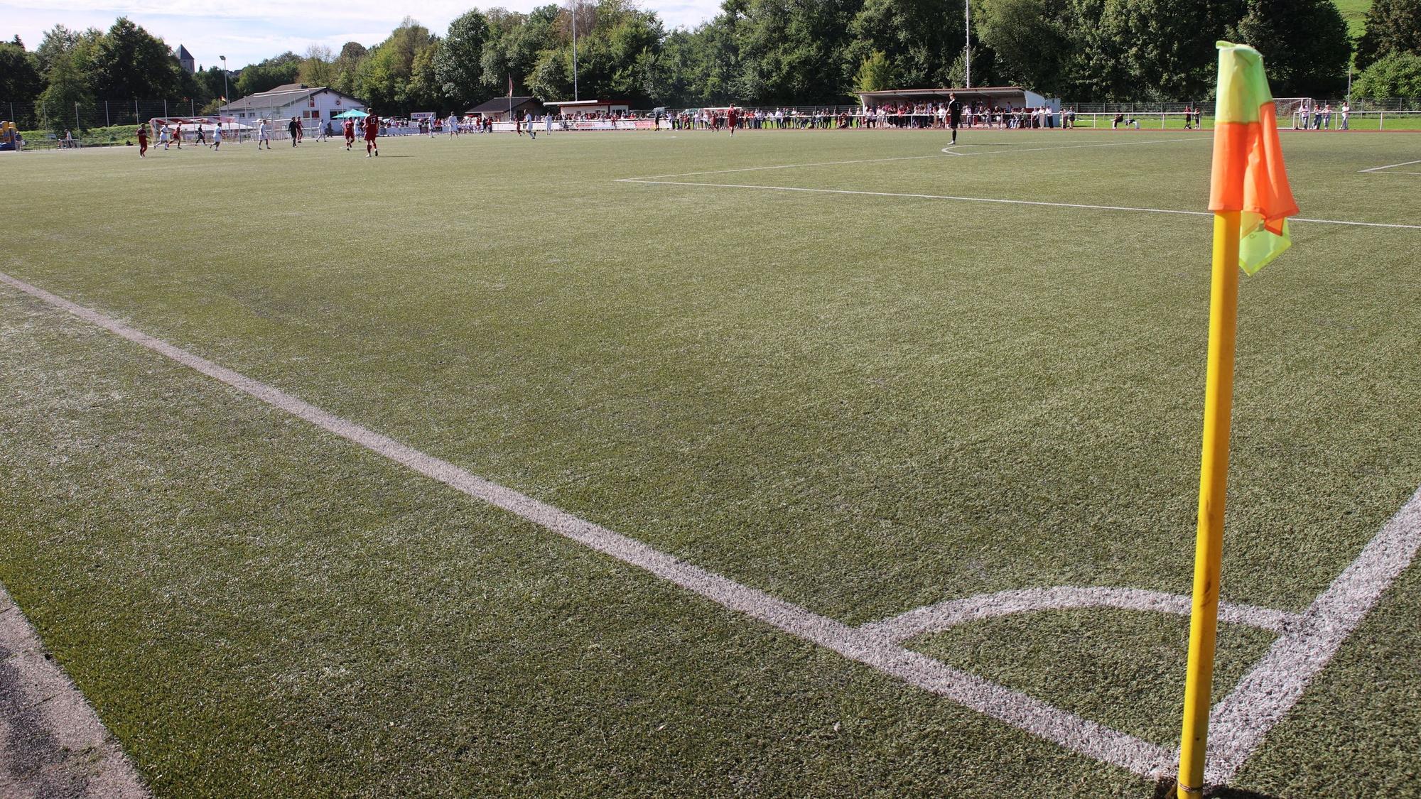 Bild von einem Fußballplatz