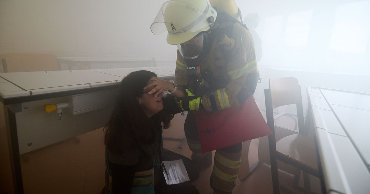 Disaster relief drill: Explosion in chemistry lab requires 250 emergency ...