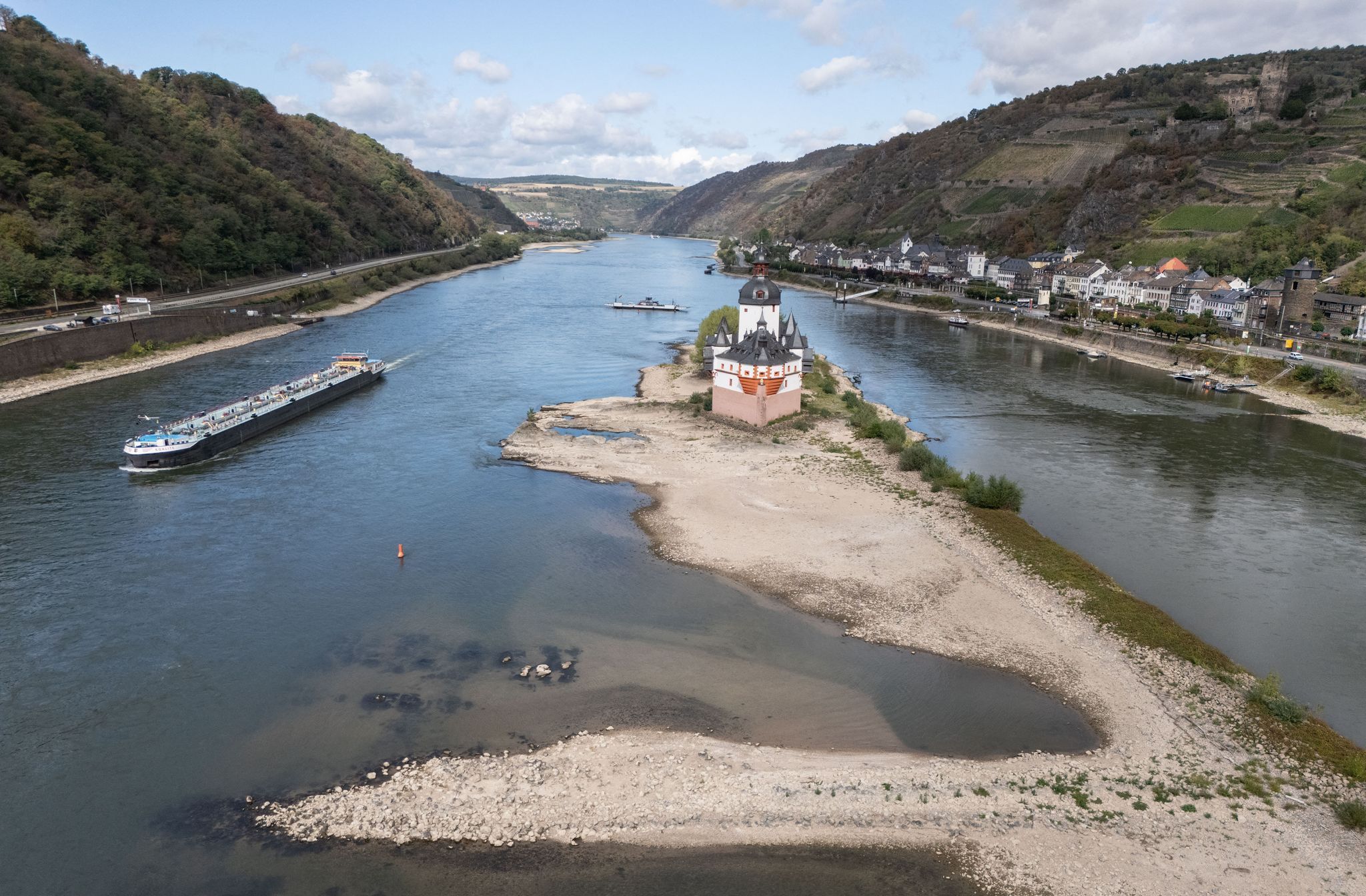 Rhein bei Kaub