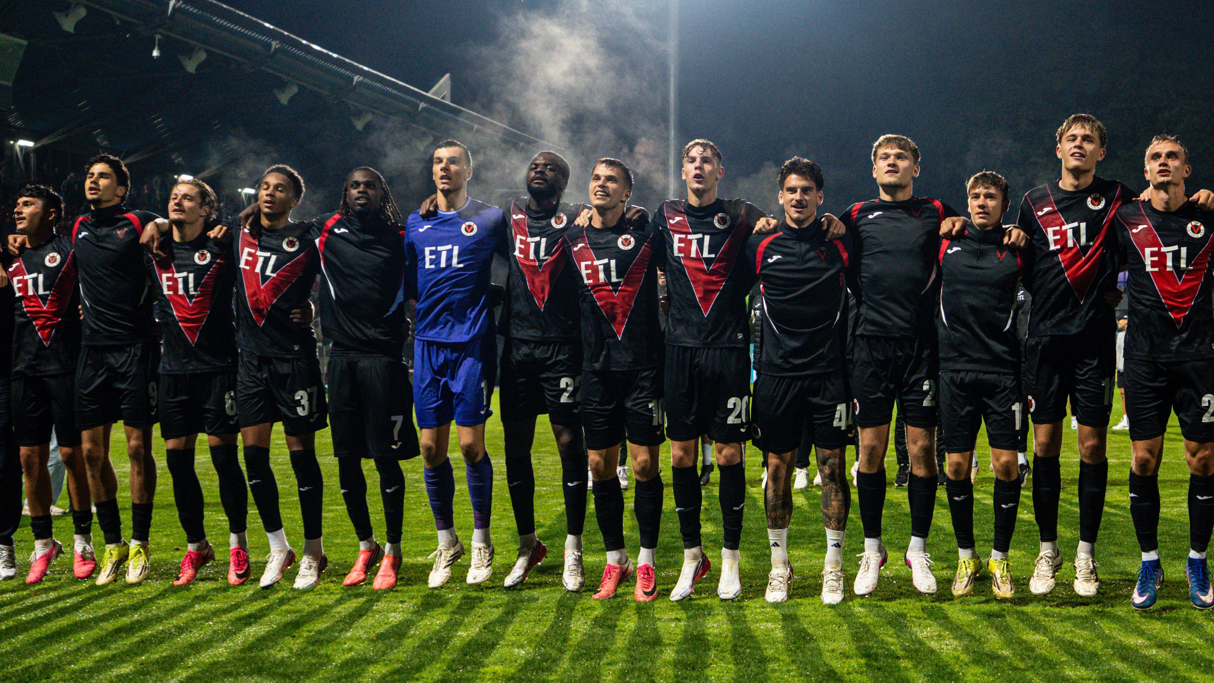 11.09.2026: 3. Liga, Viktoria Köln - Hansa Rostock im Sportpark Höhenberg. Viktoria Köln Jubel vor Kurve WICHTIGER HINWEIS: Gemäß den Vorgaben des DFB und der DFL ist es untersagt, in dem Stadion und/oder vom Spiel angefertigte Fotoaufnahmen in Form von Sequenzbildern und/oder videoähnlichen Fotostrecken zu verwerten bzw. verwerten zu lassen. *** September 11, 2026, 3rd Division: Viktoria Köln vs. Hansa Rostock at Sportpark Höhenberg Viktoria Köln fans celebrating in front of the WICHTIGER HINWEIS section. IMPORTANT NOTICE: In accordance with DFB and DFL regulations, it is prohibited to use or allow the use of photographs taken in the stadium and/or during the game in the form of sequential images and/or video-like photo sequences Copyright: xJordyxFourgonx